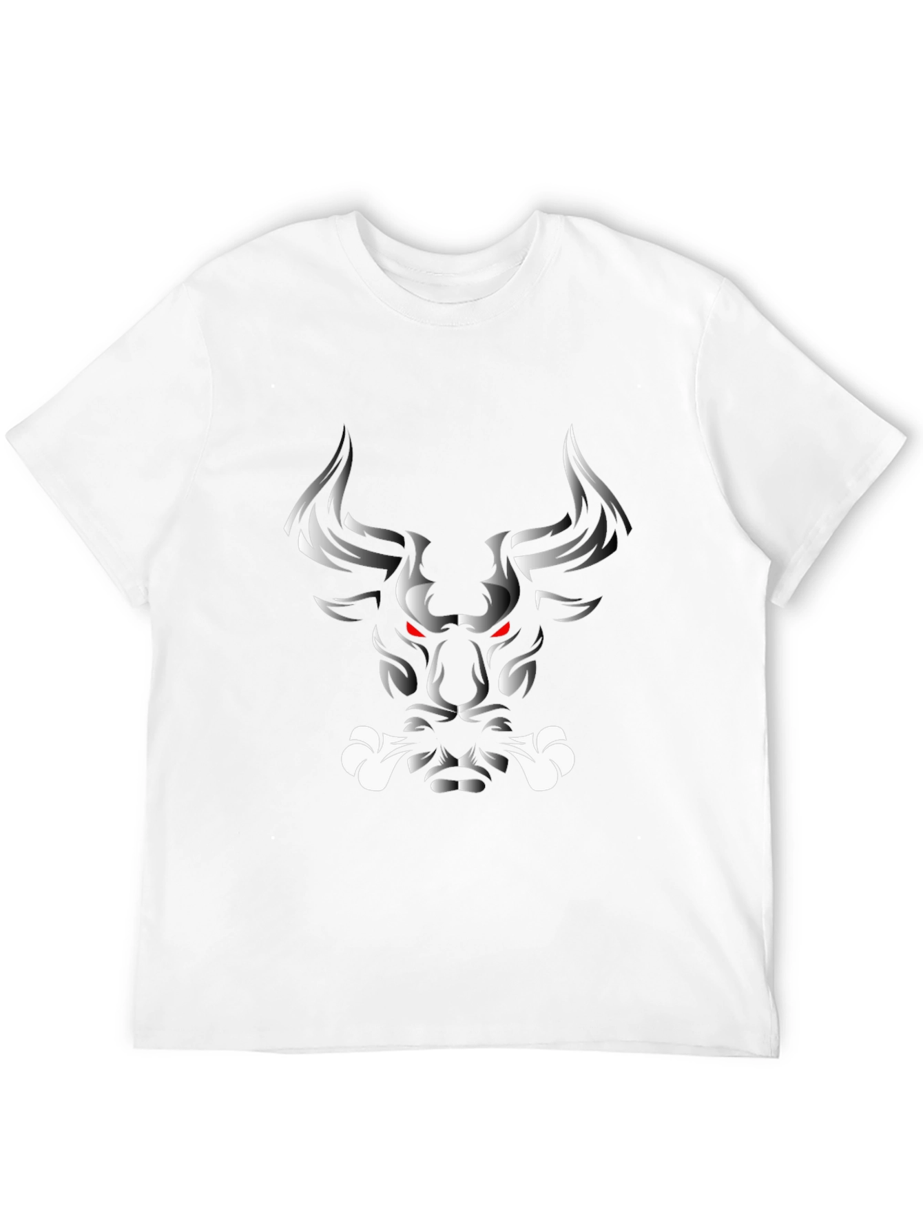 Mens Graphic Tee - Bull Design