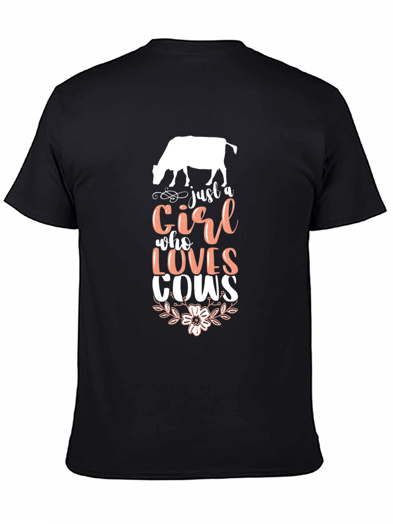 Just A Girl Who Loves Cows Graphic Tee