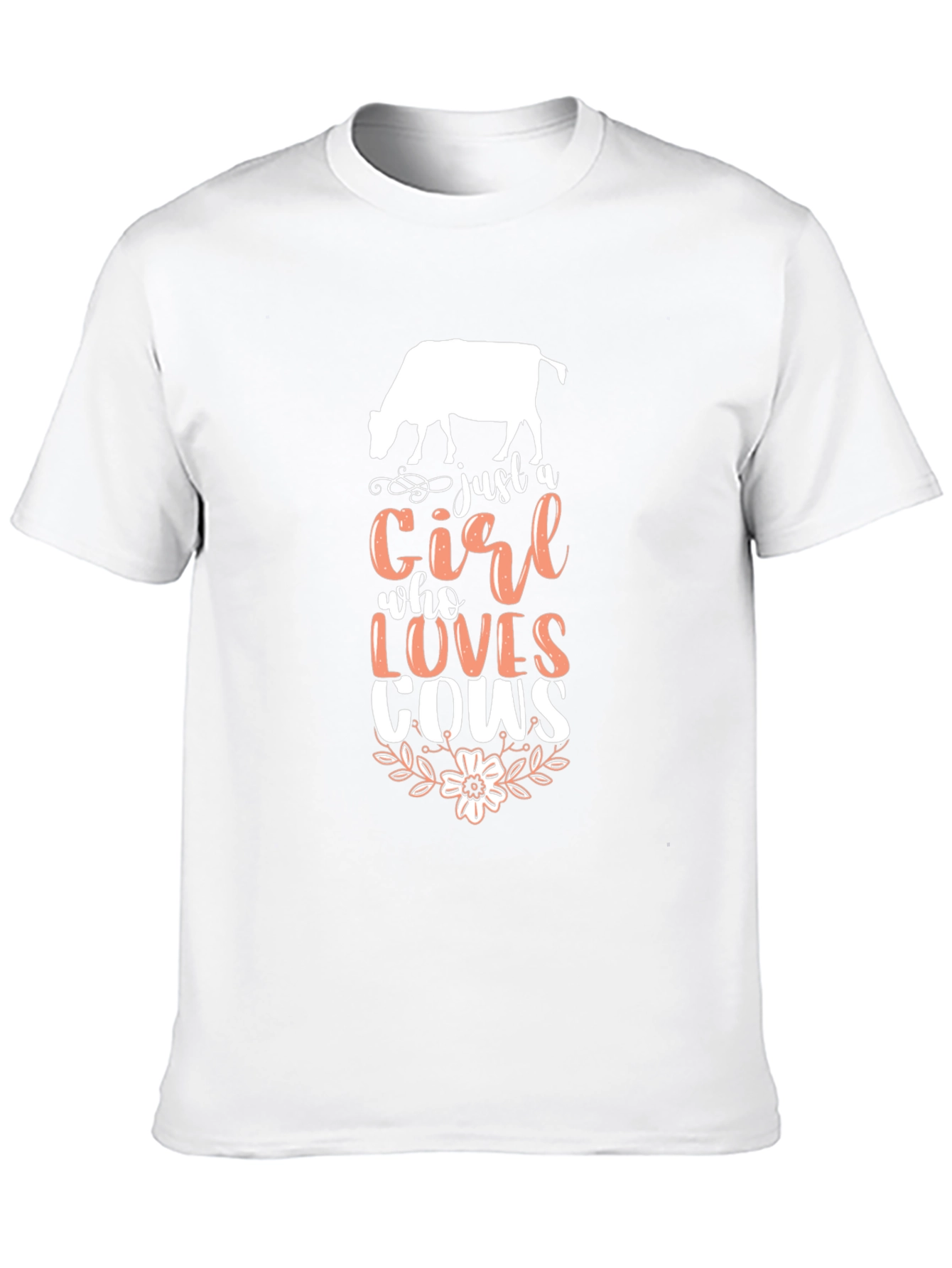 Just A Girl Who Loves Cows Graphic Tee