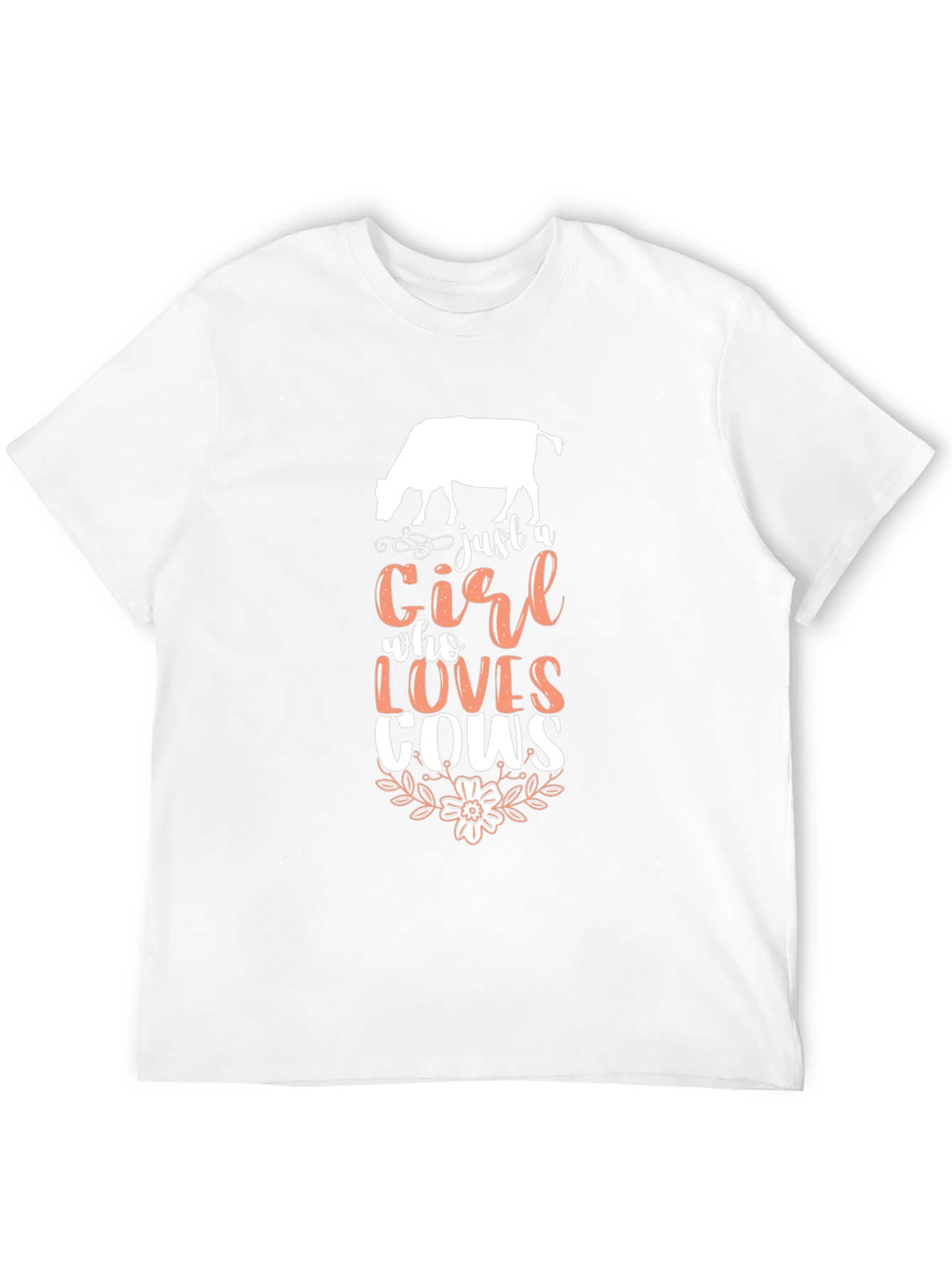 Just A Girl Who Loves Cows Graphic Tee