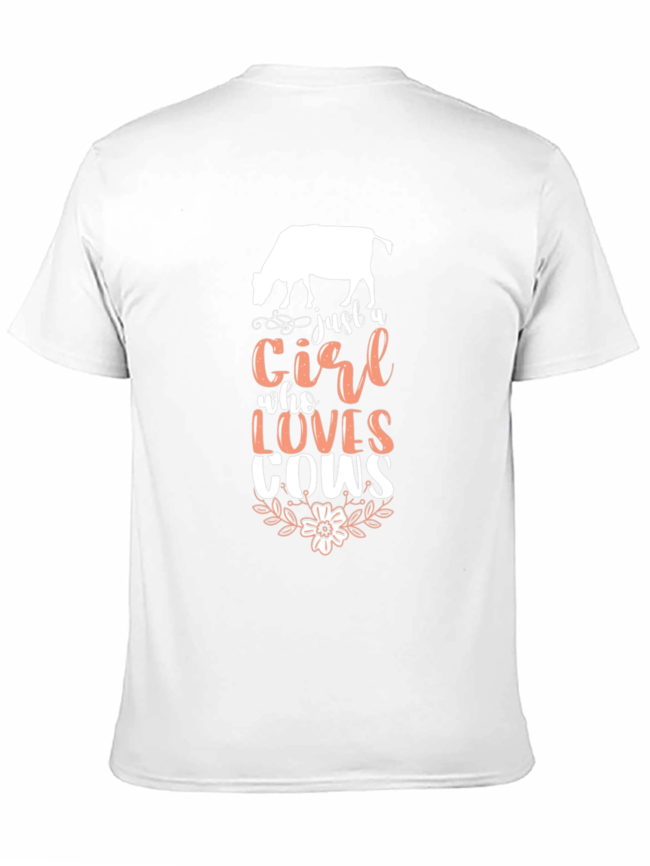 Just A Girl Who Loves Cows Graphic Tee