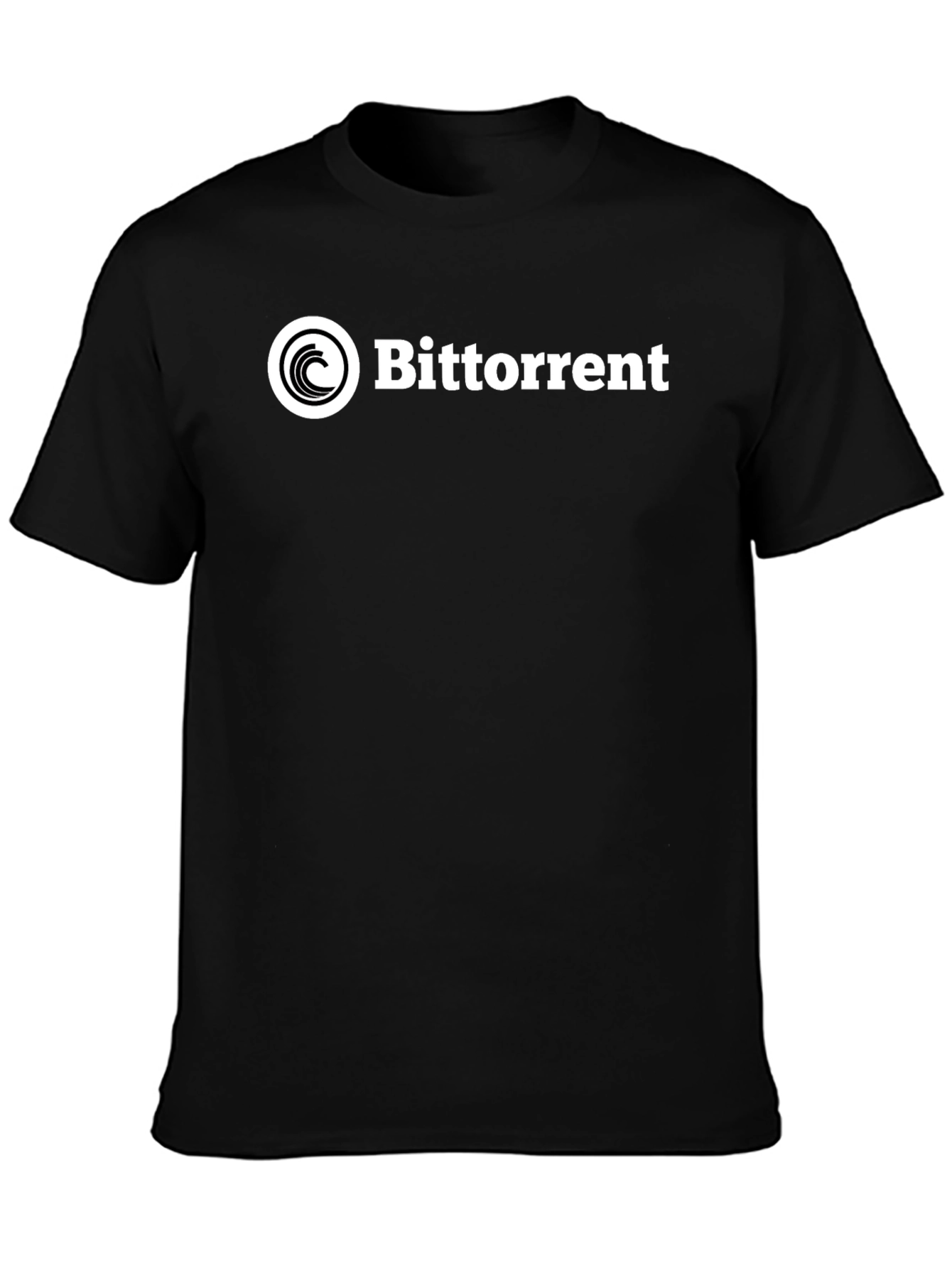 BitTorrent Logo Black T-Shirt - Casual Wear