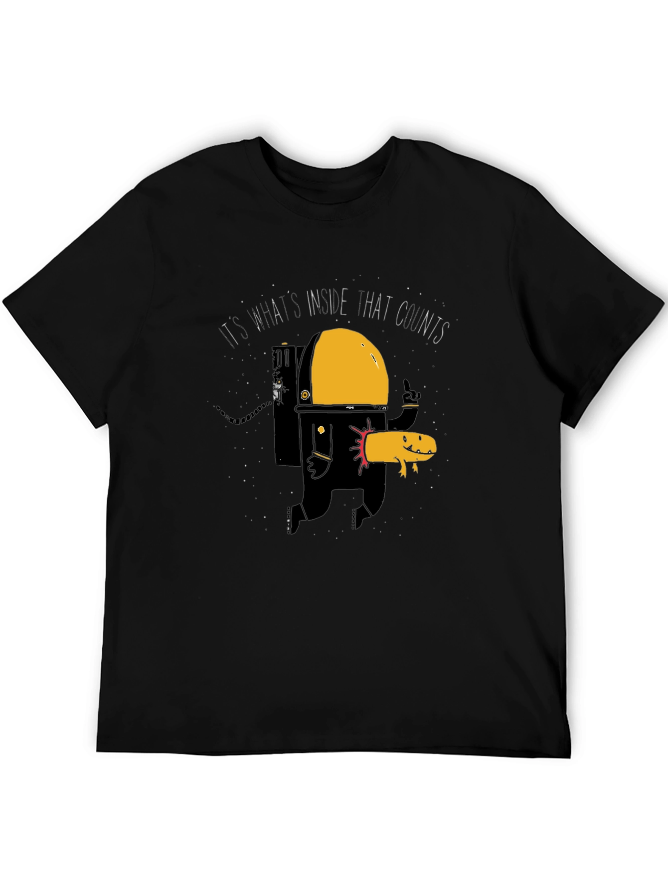 Funny Black Cartoon Character T-Shirt