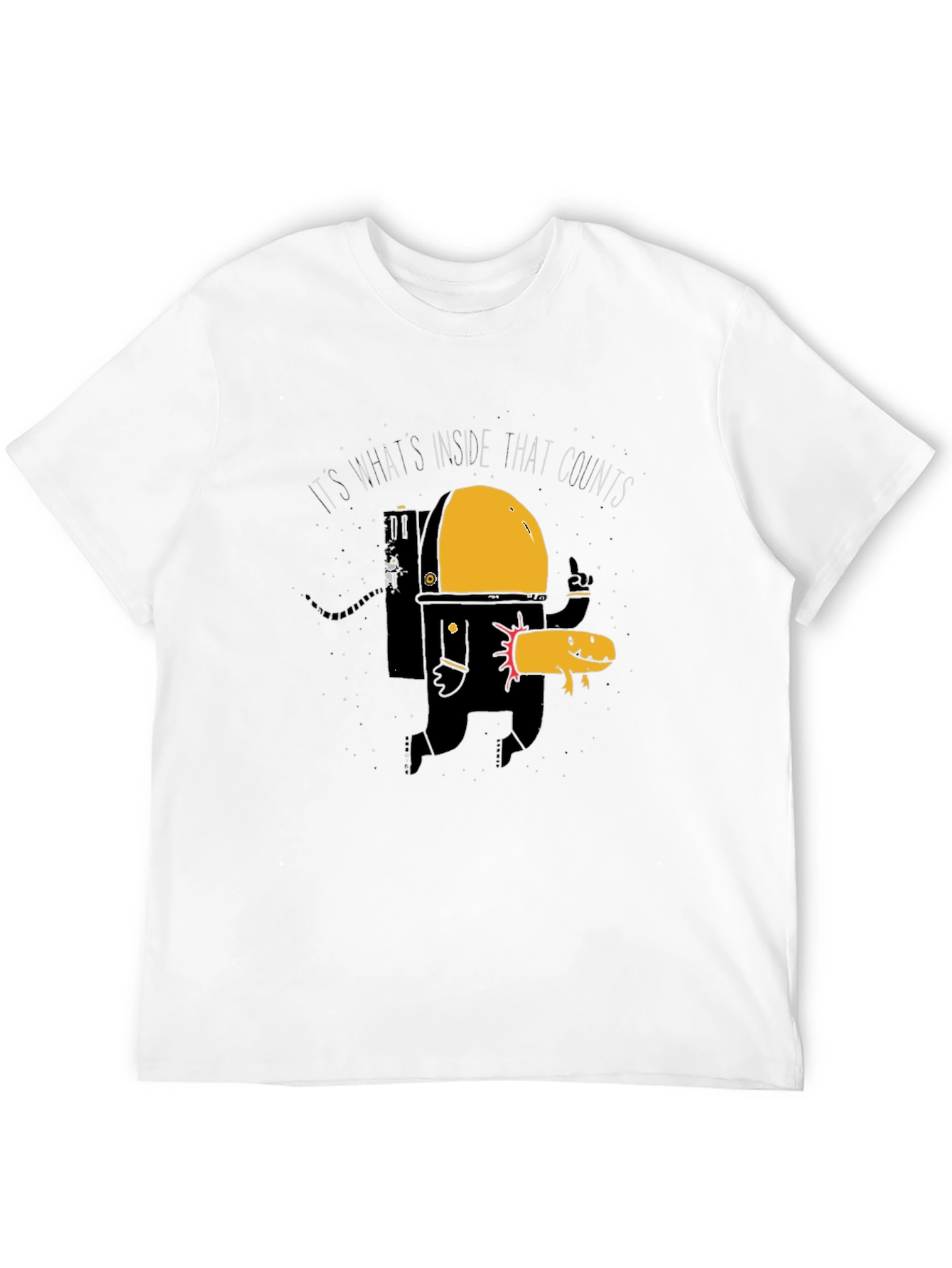 Funny Black Cartoon Character T-Shirt