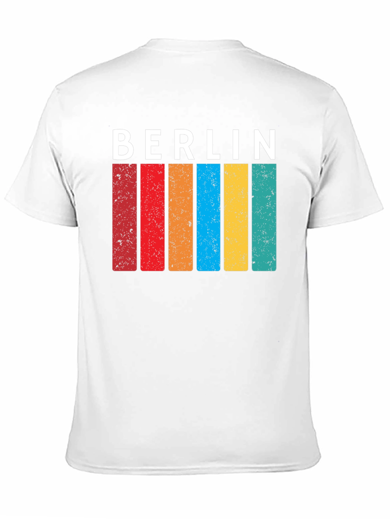 Berlin Retro Stripe T-Shirt - Classic Graphic Tee