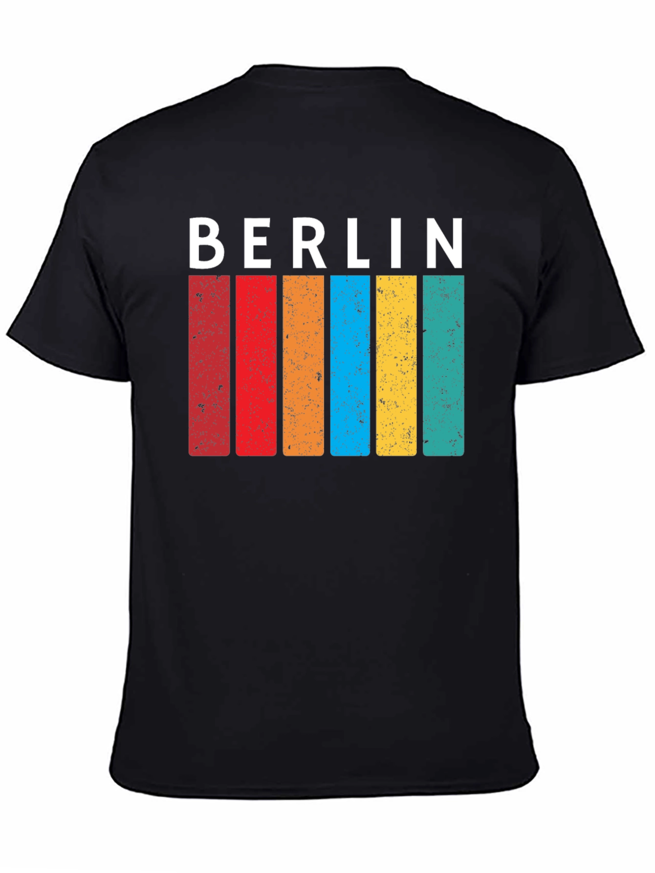 Berlin Retro Stripe T-Shirt - Classic Graphic Tee