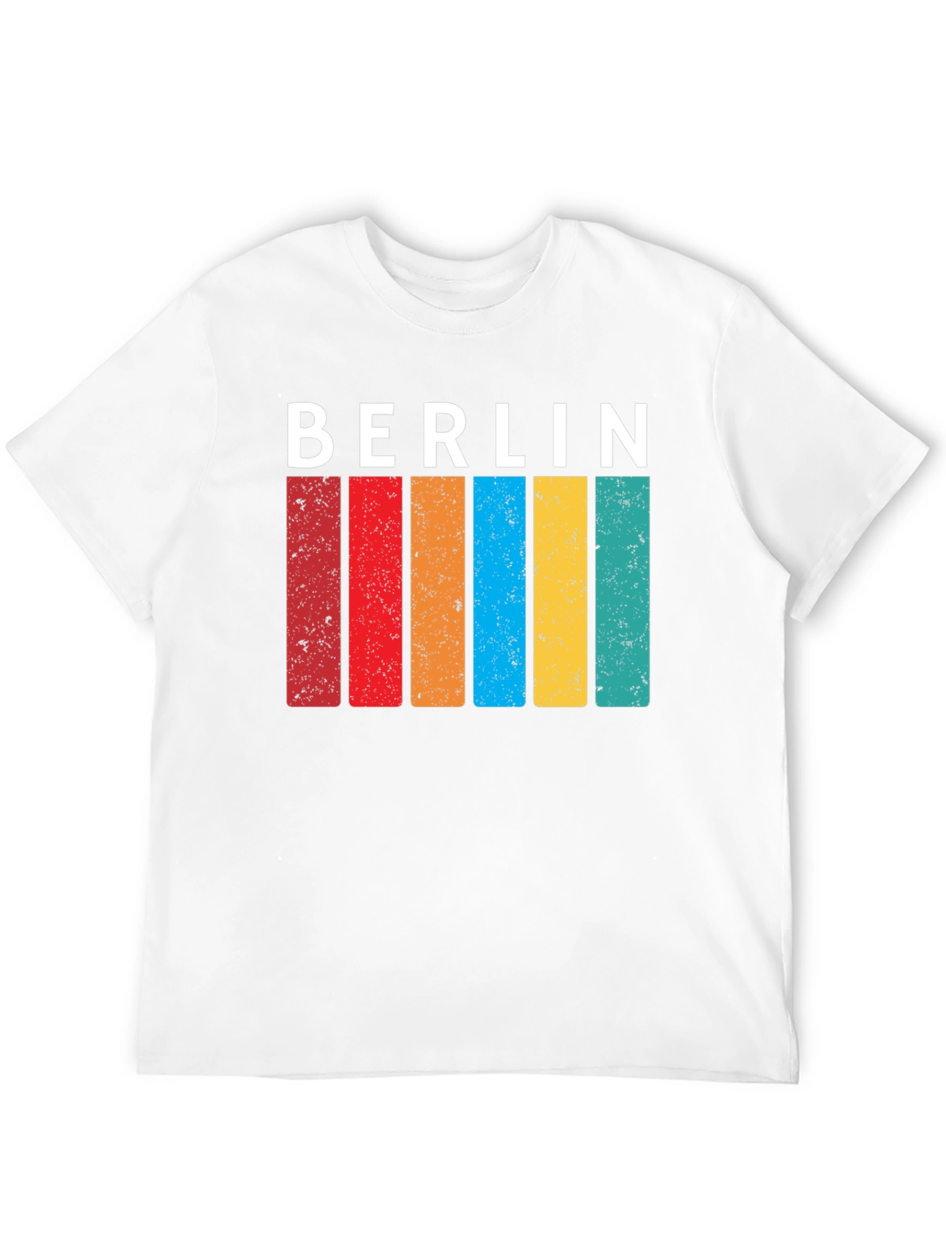 Berlin Retro Stripe T-Shirt - Classic Graphic Tee