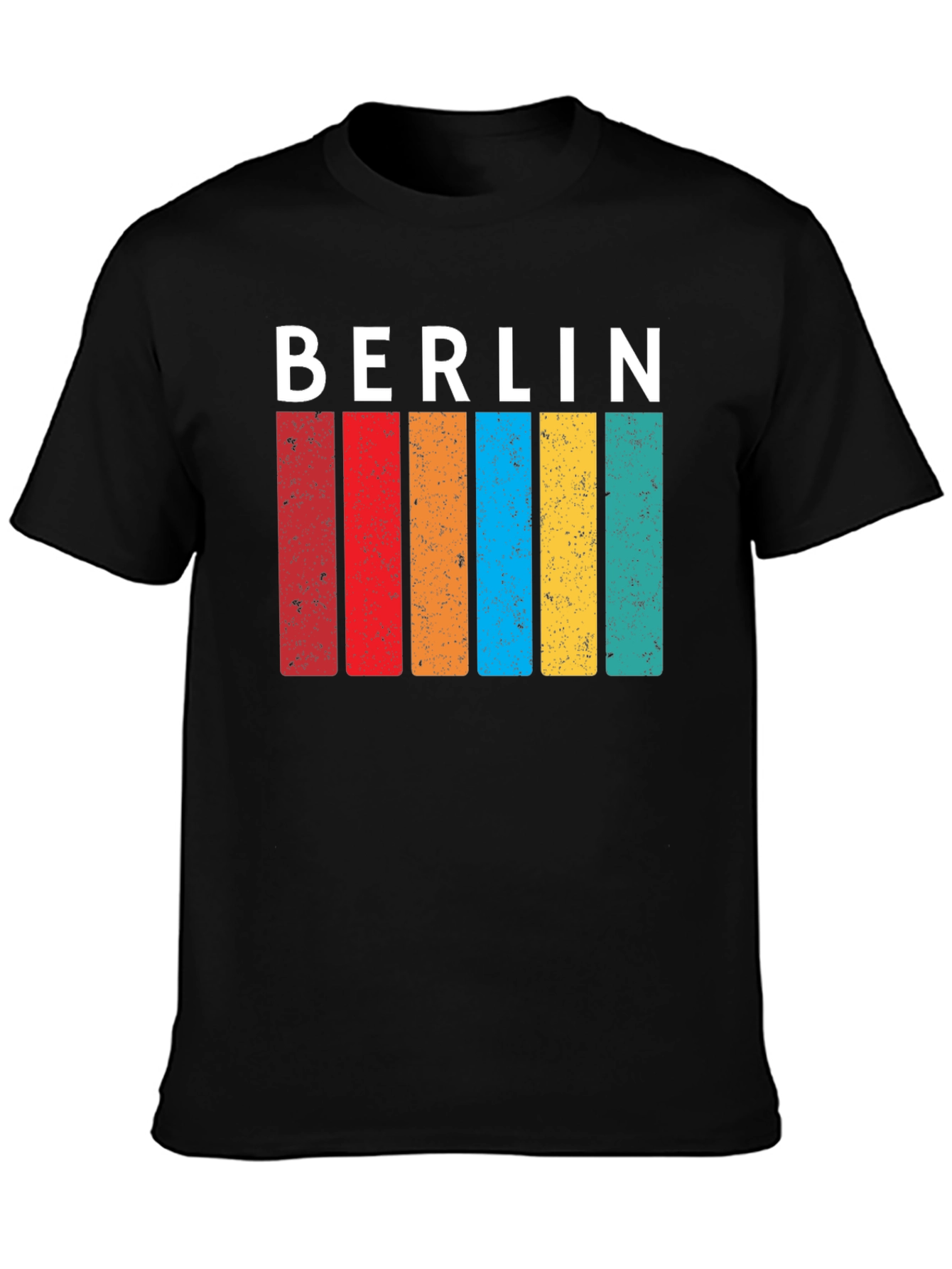 Berlin Retro Stripe T-Shirt - Classic Graphic Tee