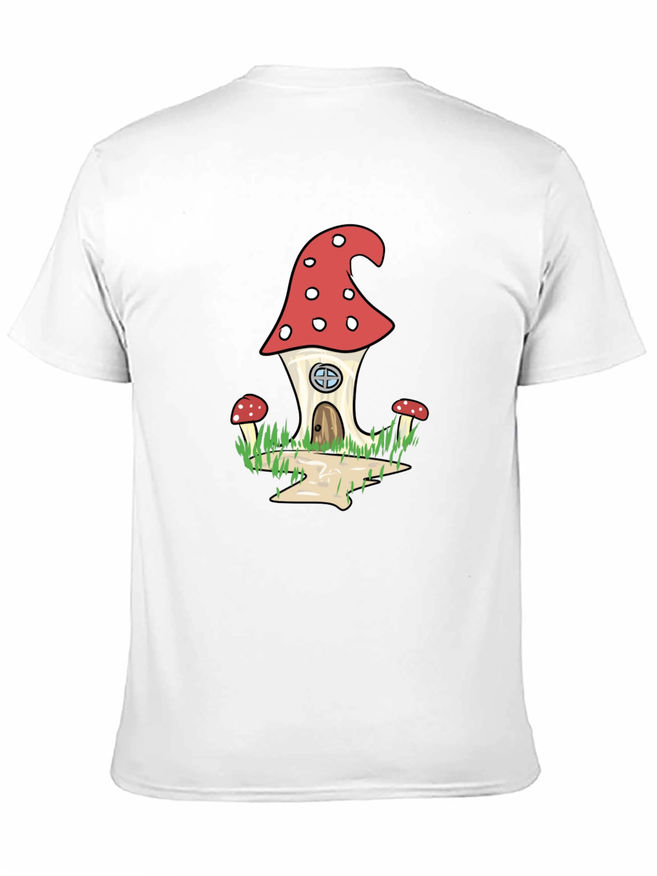 Whimsical Mushroom House Graphic Tee