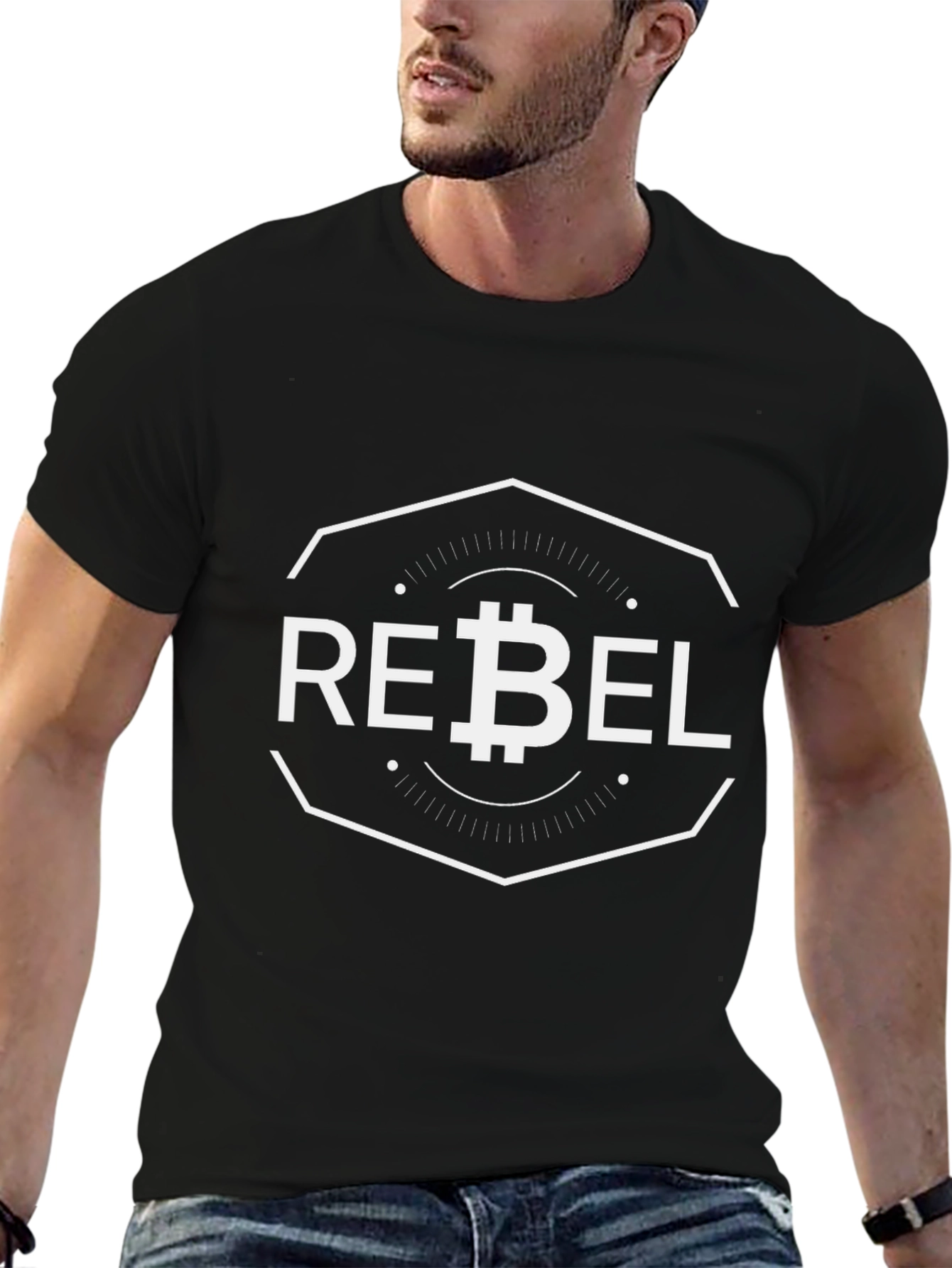 Bitcoin Rebel Graphic Tee - Crypto Enthusiast T-Shirt