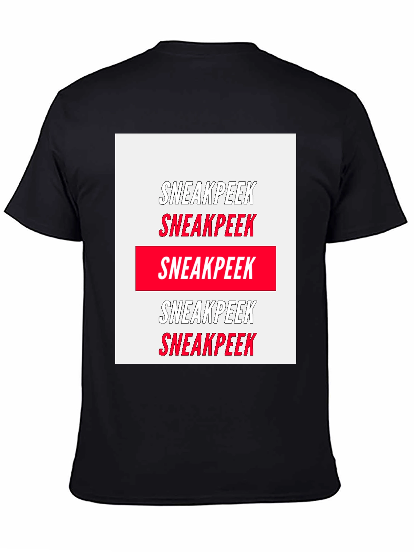 Sneakpeek Graphic Tee - Bold Statement Shirt