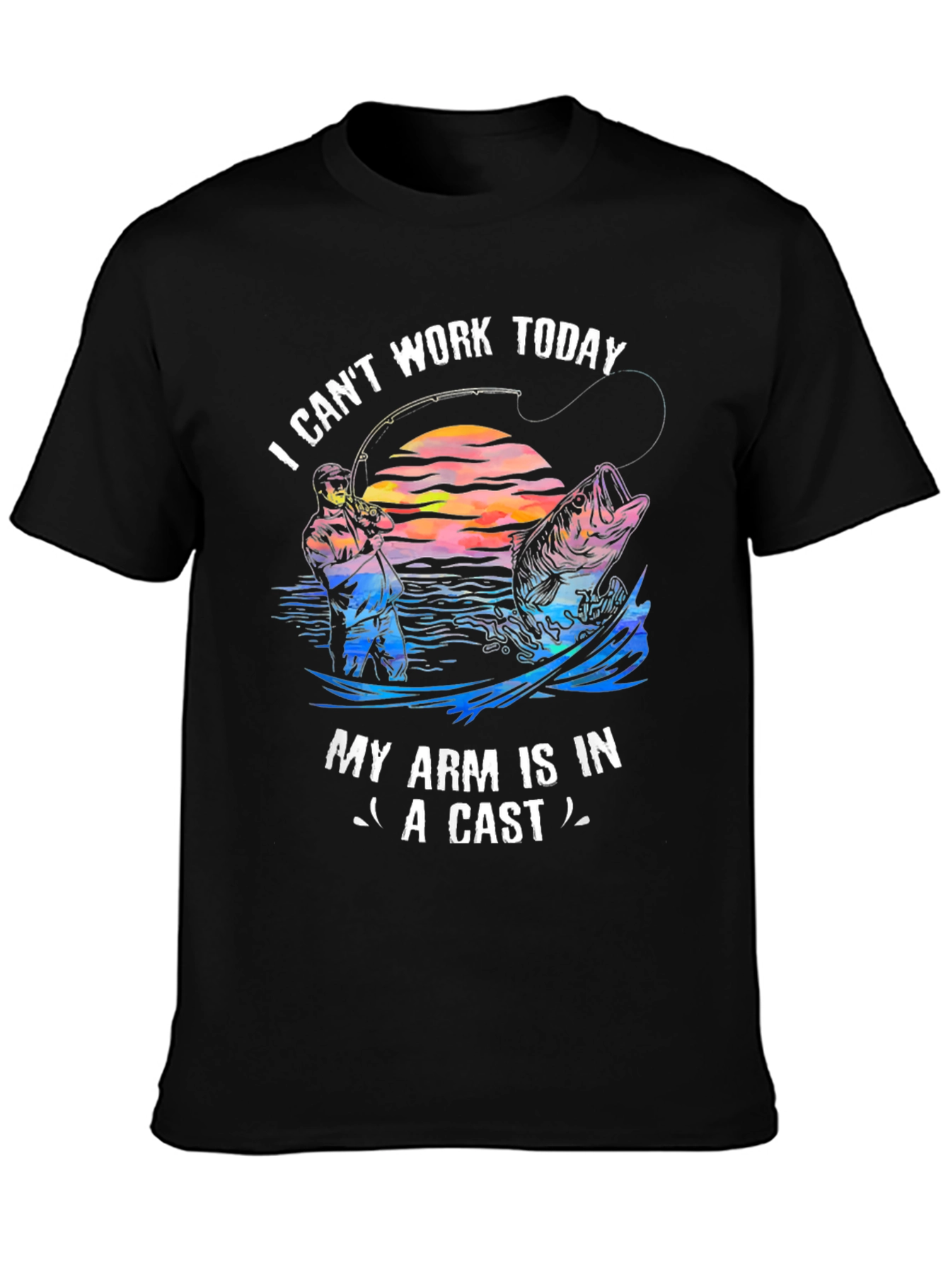 Fishing T-Shirt - I Cant Work Today