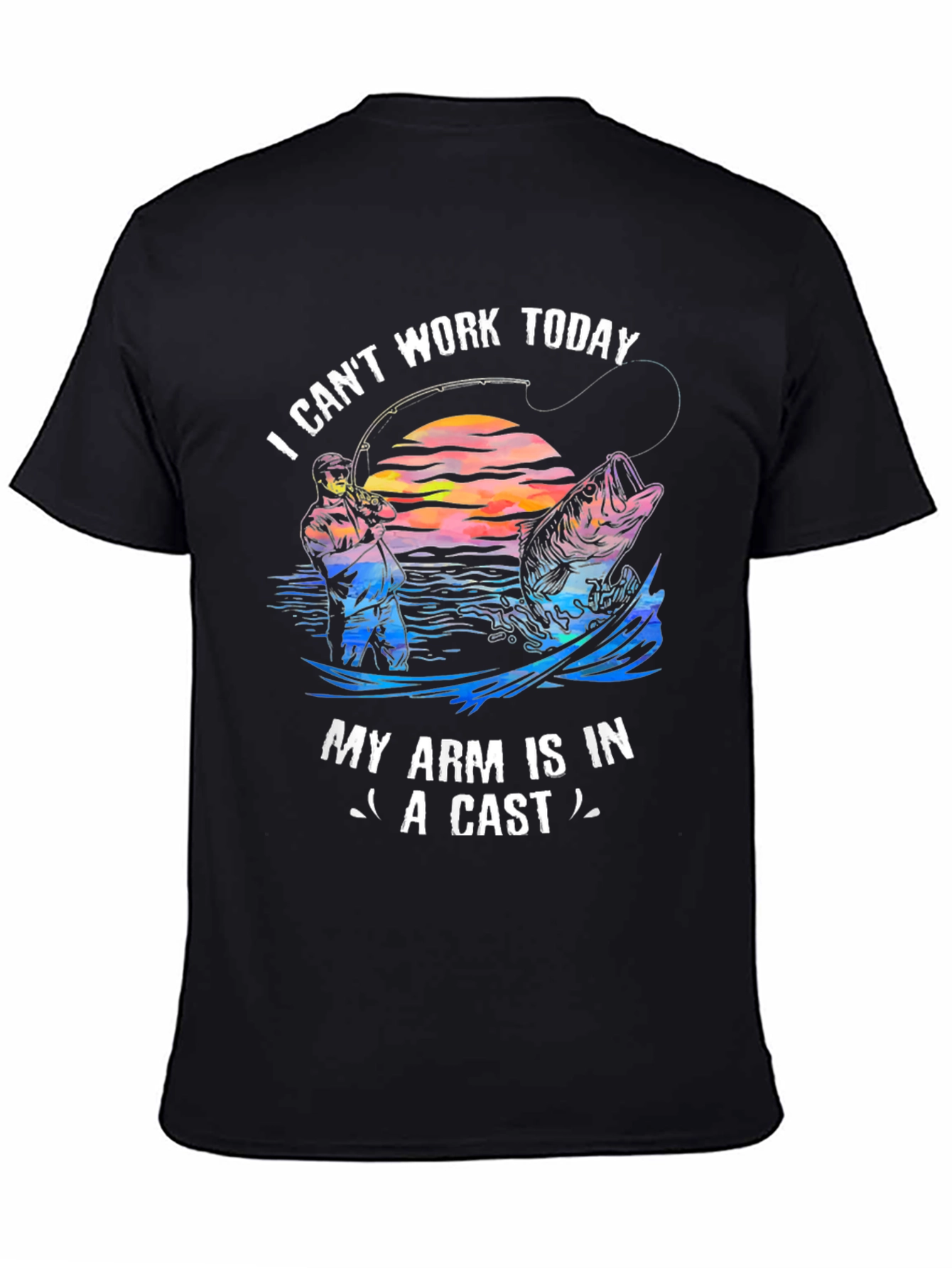 Fishing T-Shirt - I Cant Work Today