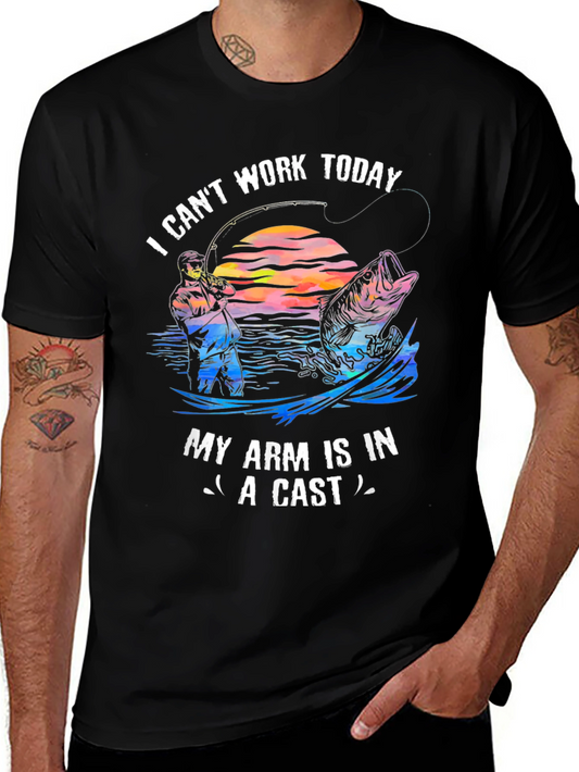 Fishing T-Shirt - I Cant Work Today