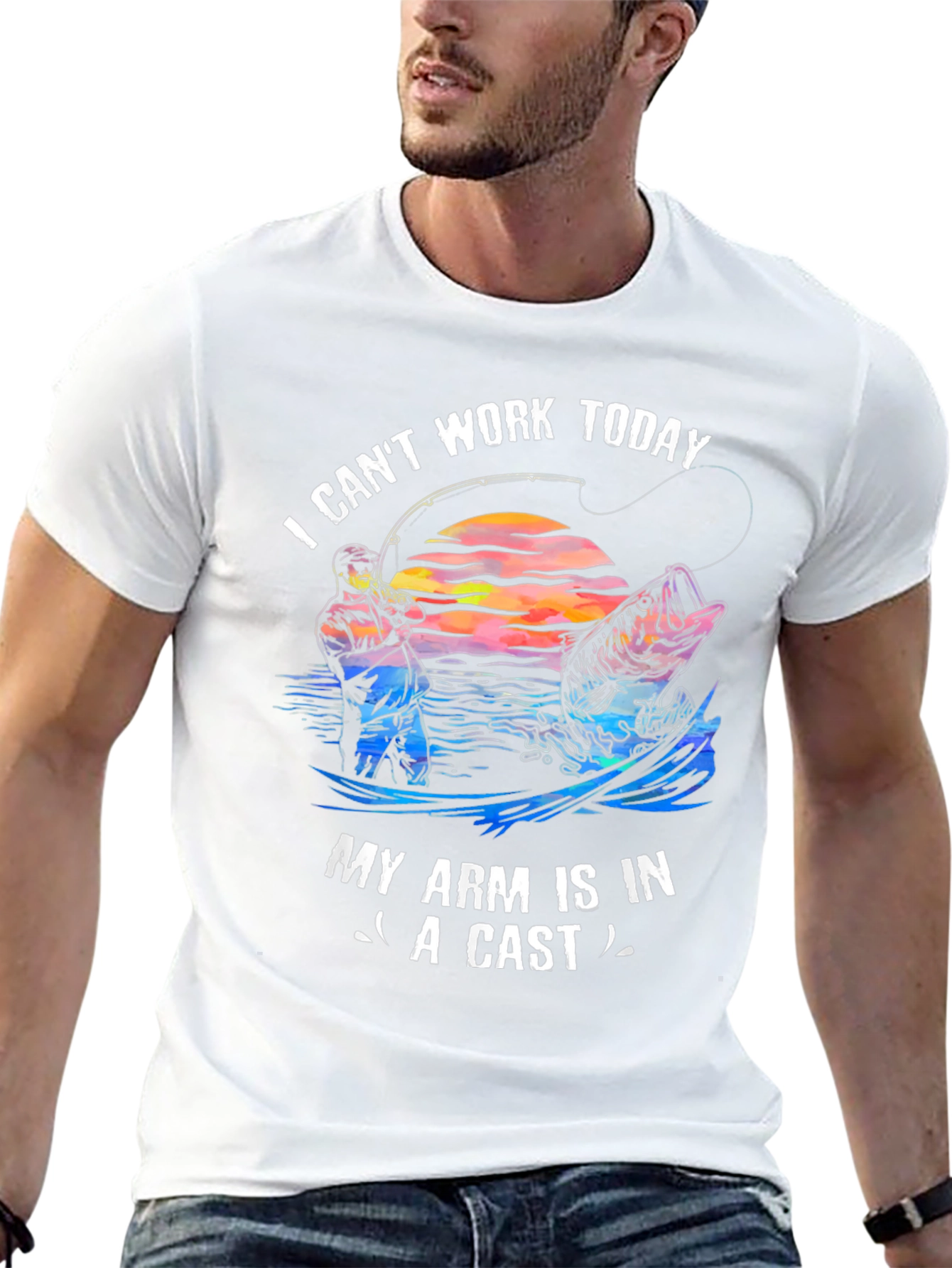 Fishing T-Shirt - I Cant Work Today
