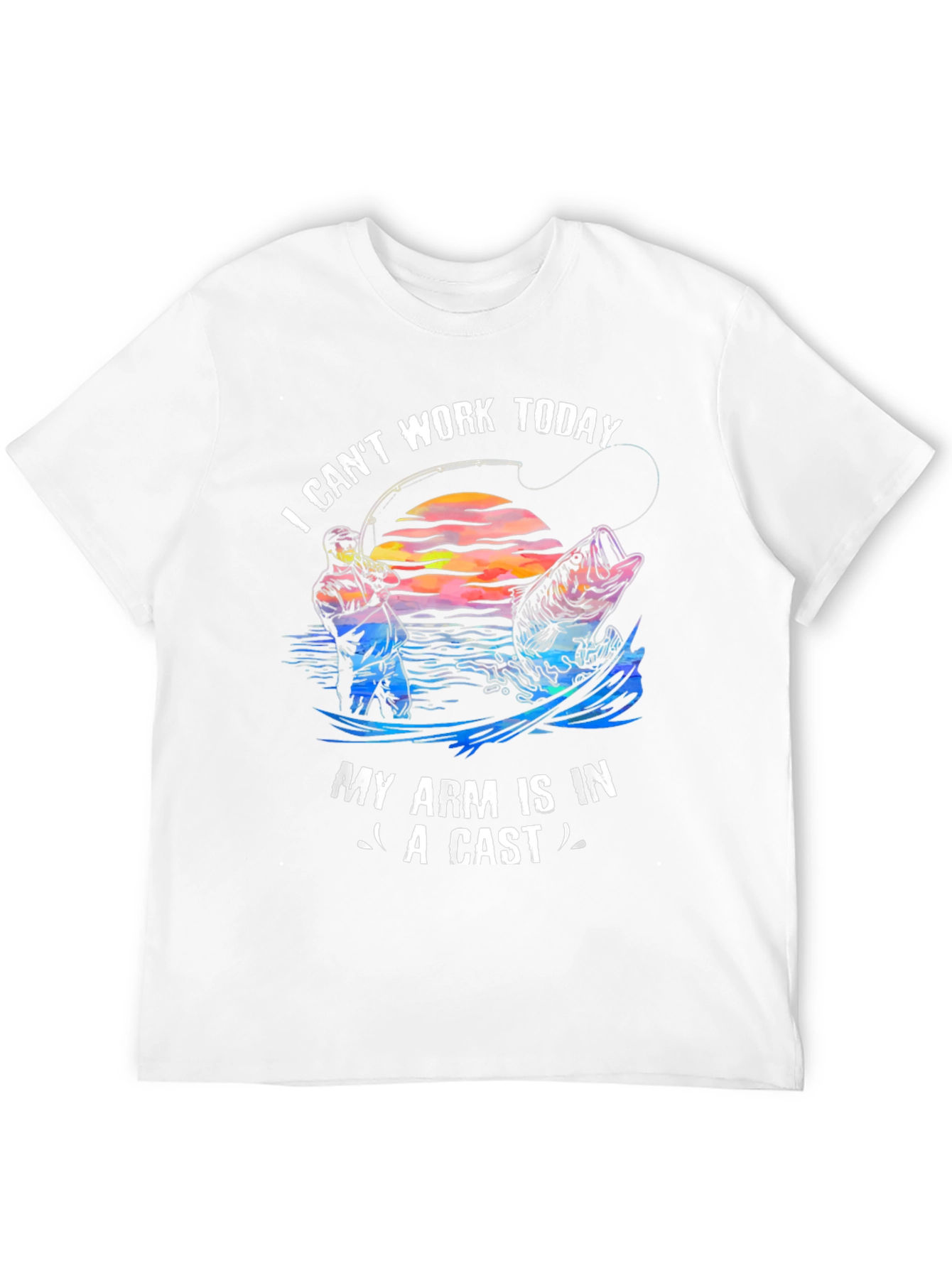 Fishing T-Shirt - I Cant Work Today