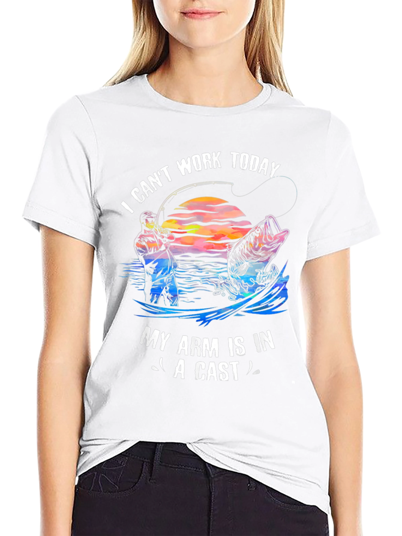 Fishing T-Shirt - I Cant Work Today
