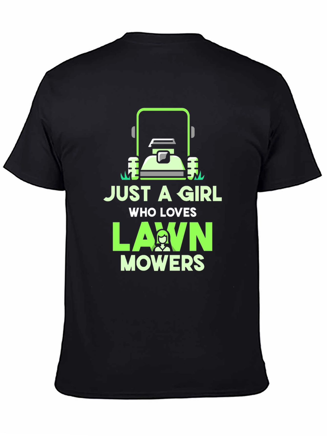 Just a Girl Who Loves Lawn Mowers T-Shirt