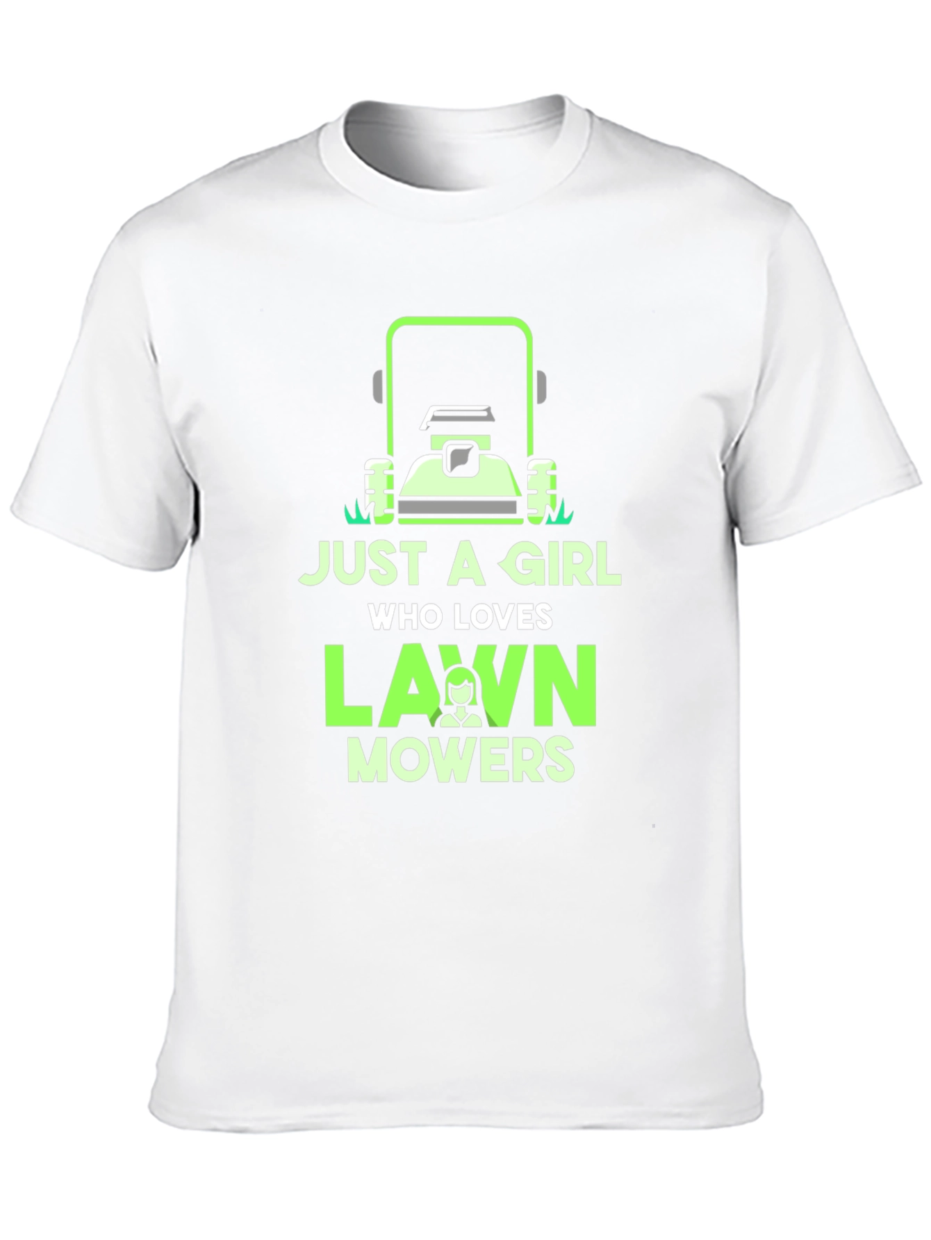 Just a Girl Who Loves Lawn Mowers T-Shirt