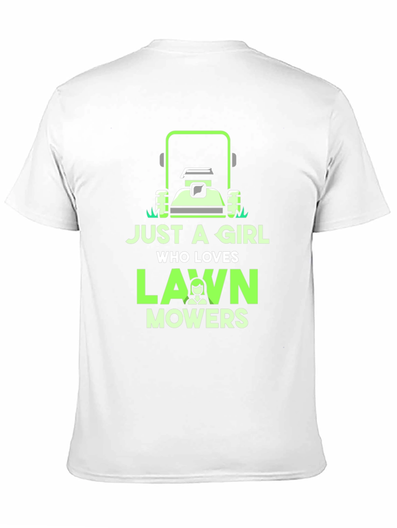 Just a Girl Who Loves Lawn Mowers T-Shirt