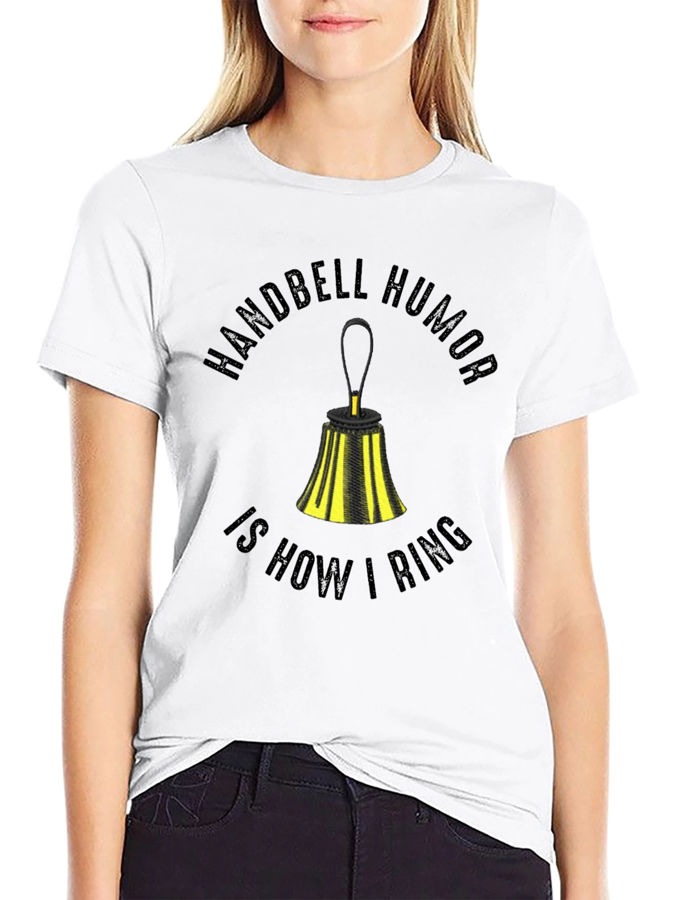 Handbell Humor T-Shirt - Funny Ringing Tee