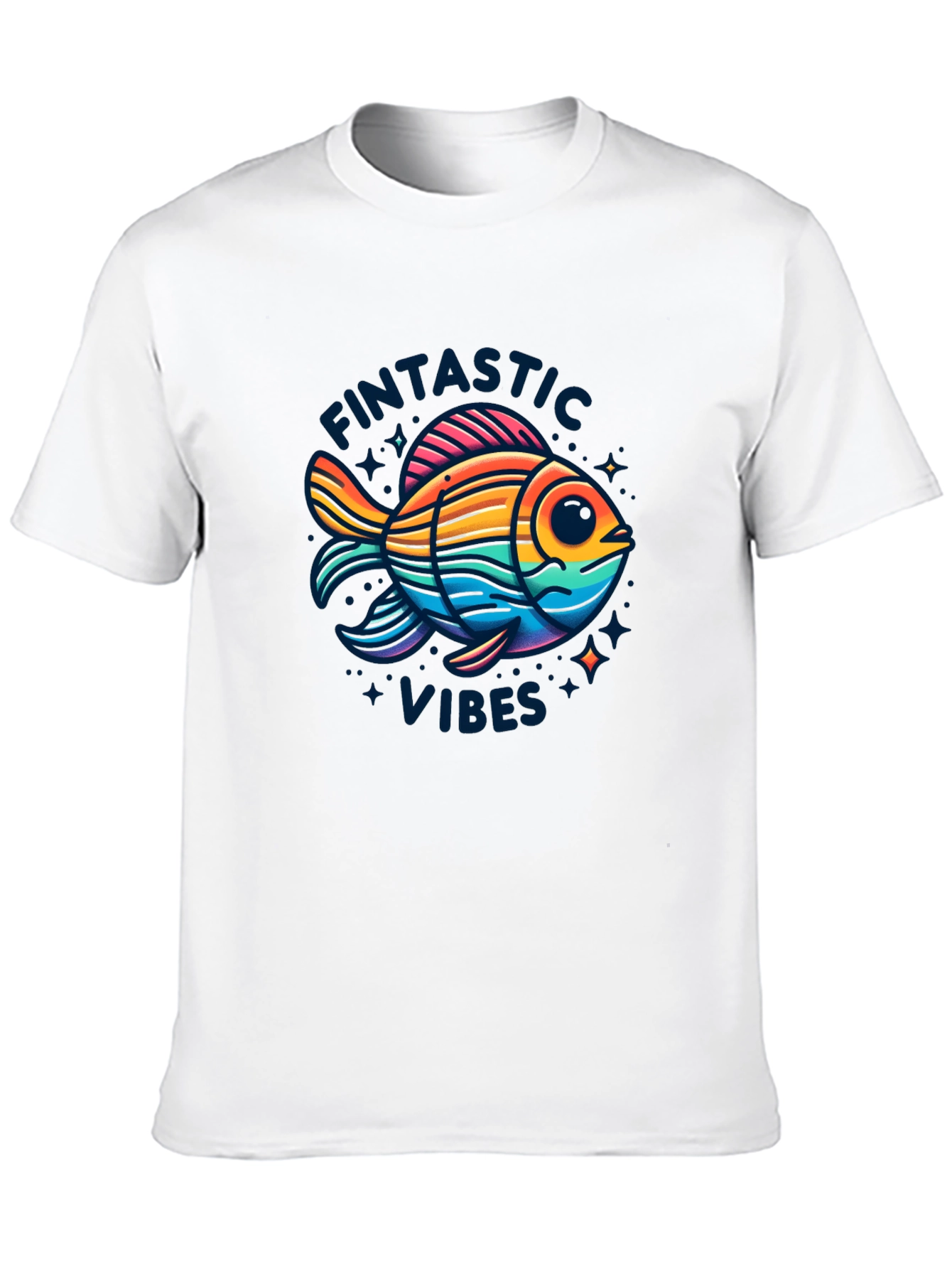 Fintastic Vibes Graphic T-Shirt