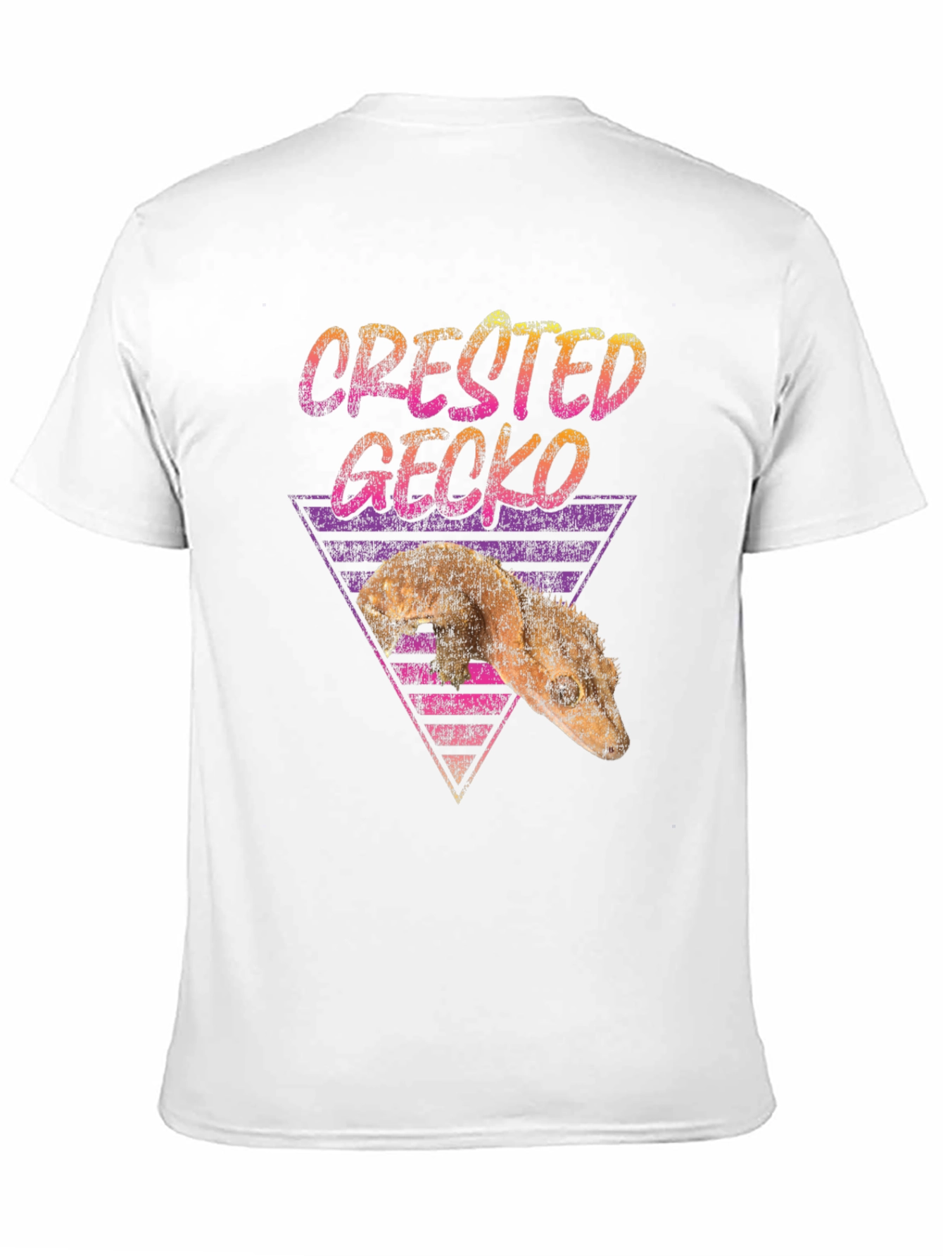 Crested Gecko Retro T-Shirt