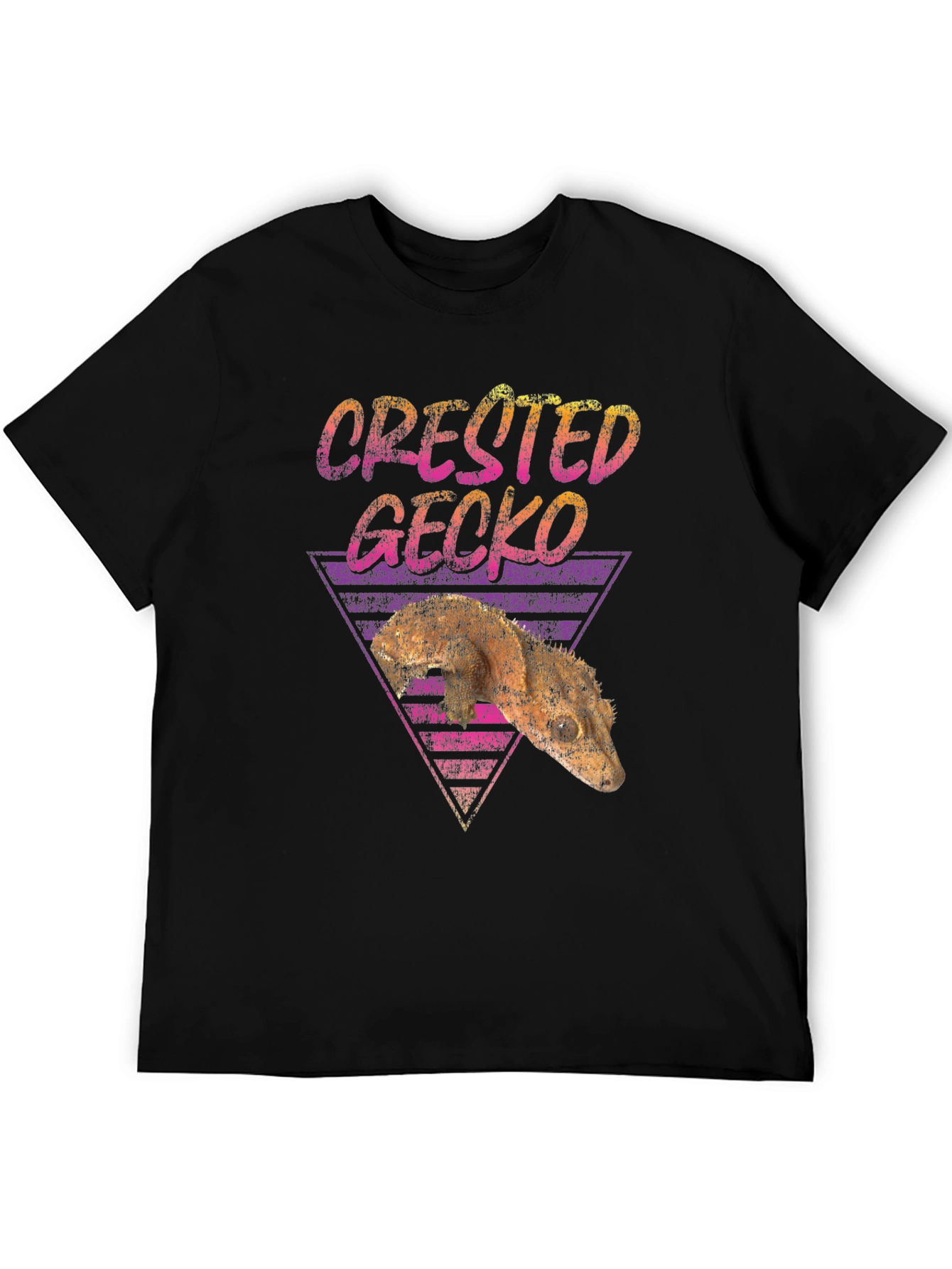 Crested Gecko Retro T-Shirt