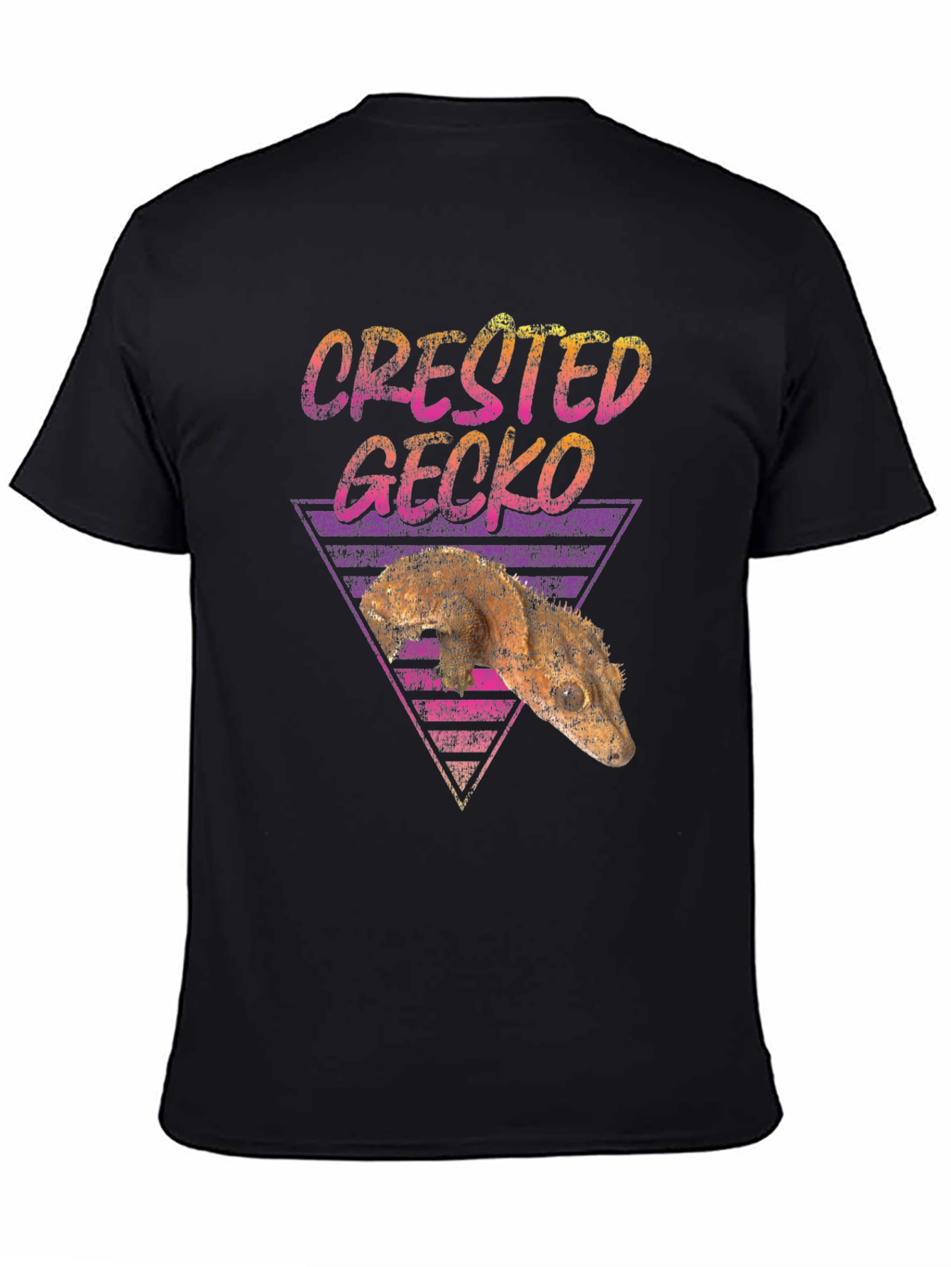 Crested Gecko Retro T-Shirt