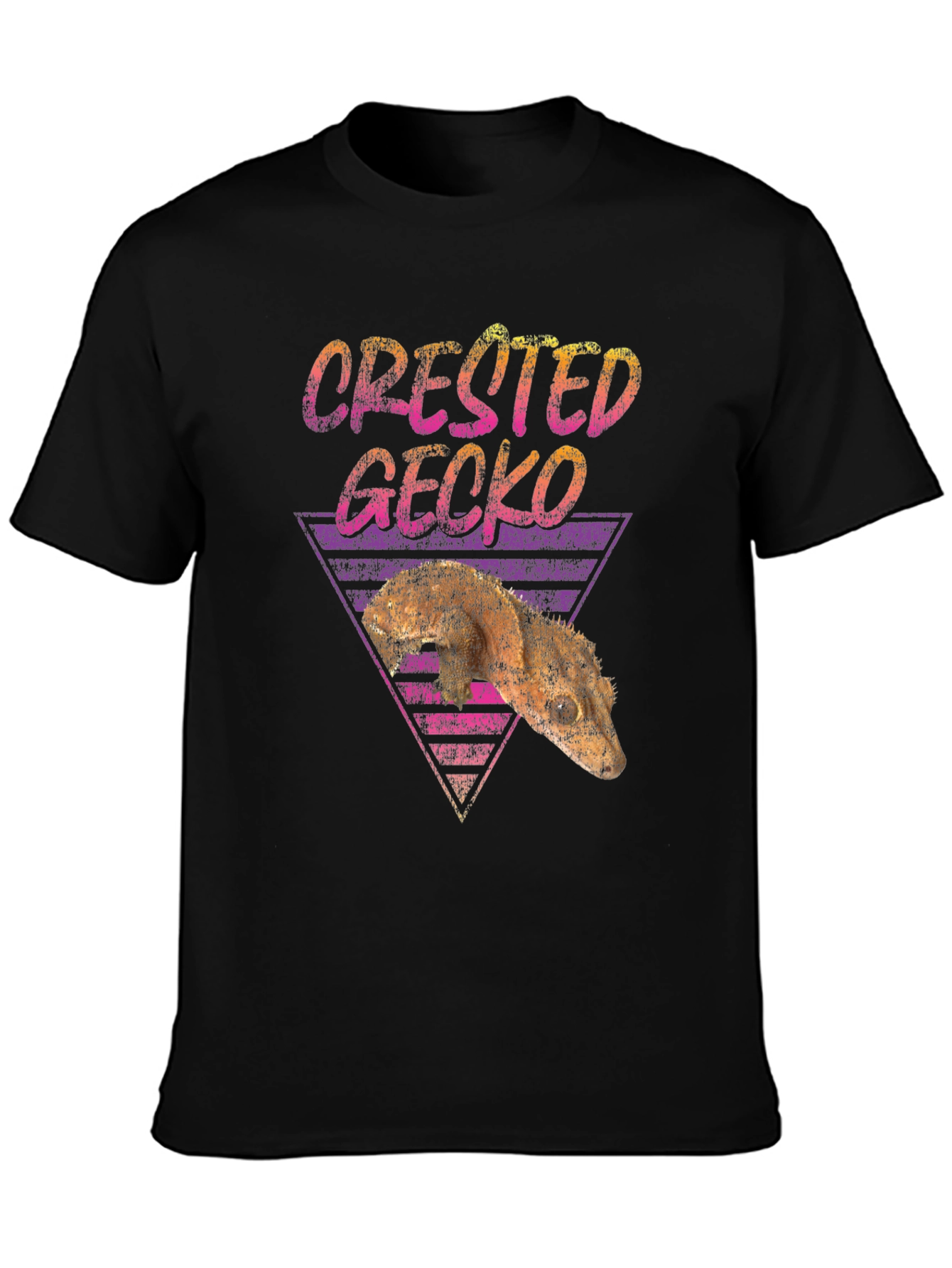 Crested Gecko Retro T-Shirt
