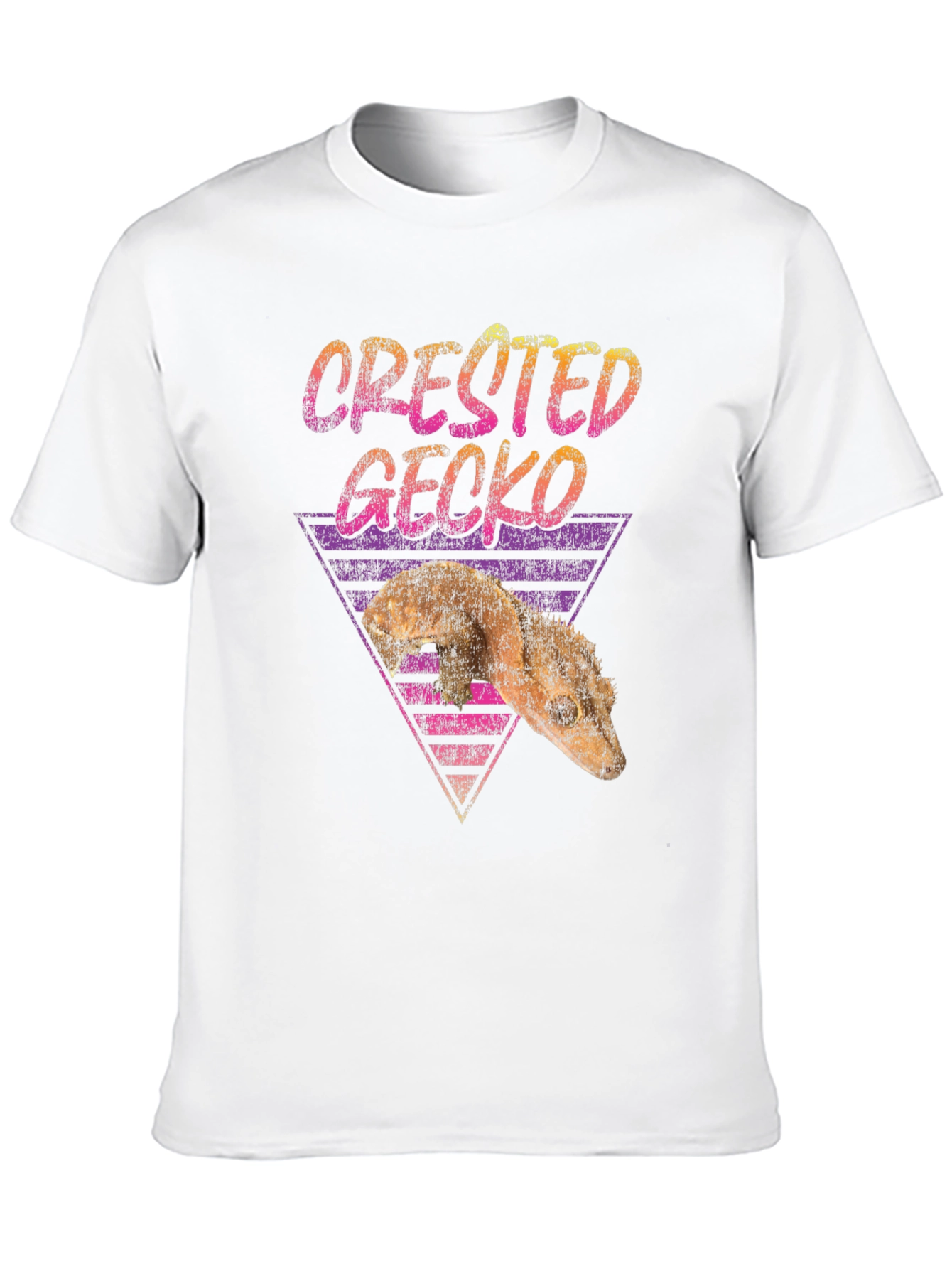 Crested Gecko Retro T-Shirt