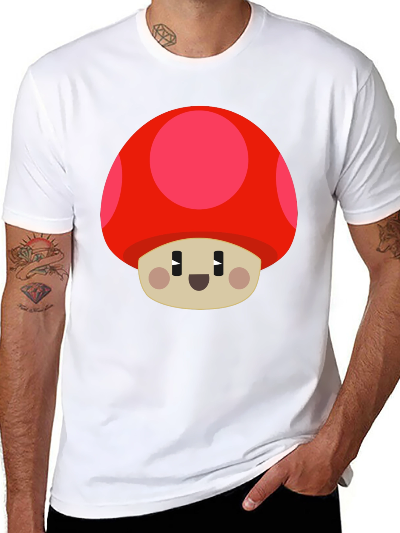 Mario Mushroom Graphic Tee