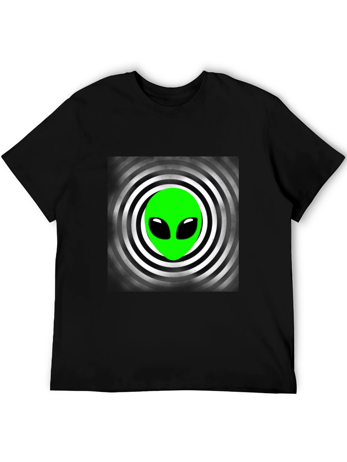 Alien Graphic T-Shirt - Black