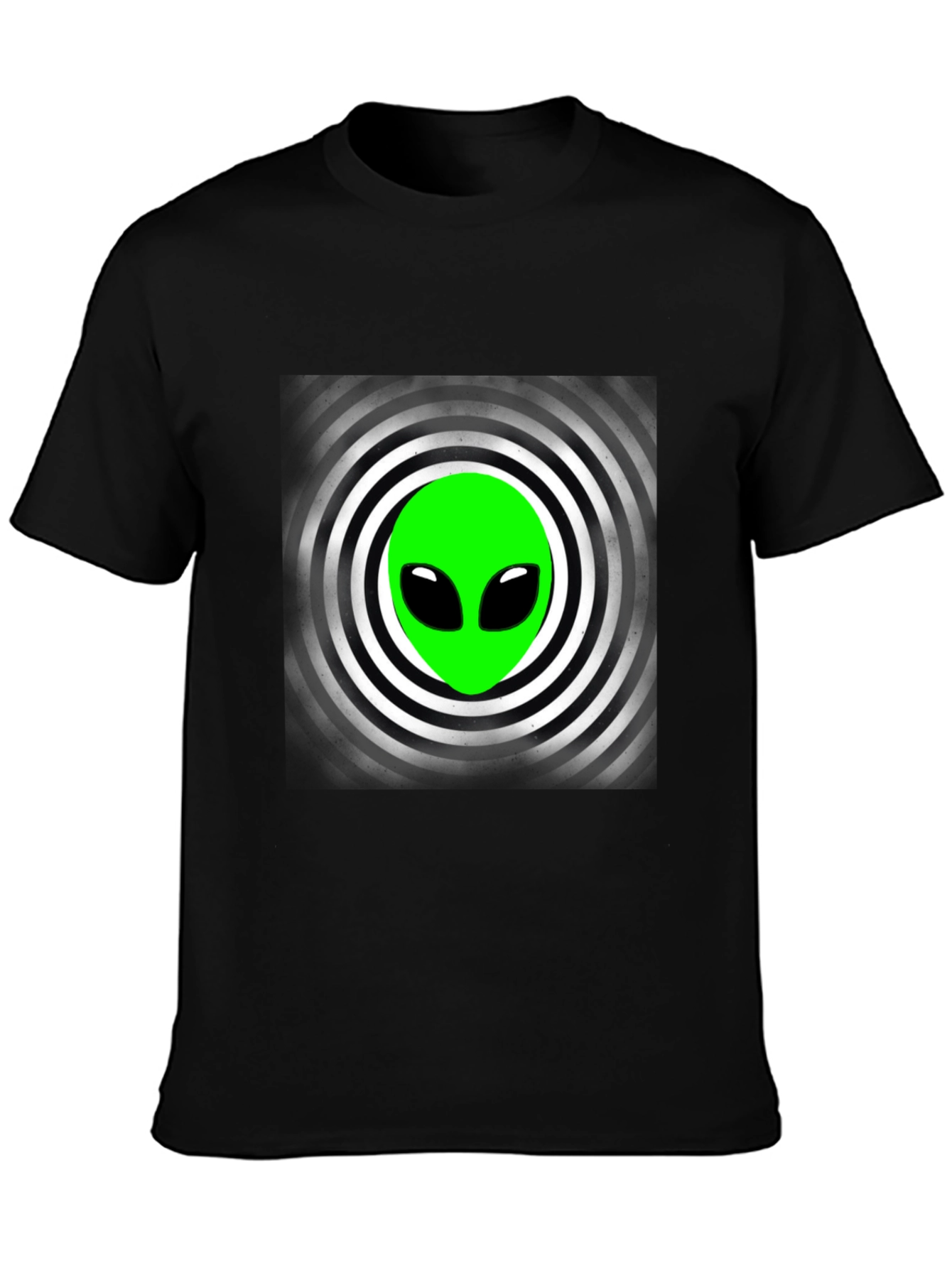 Alien Graphic T-Shirt - Black