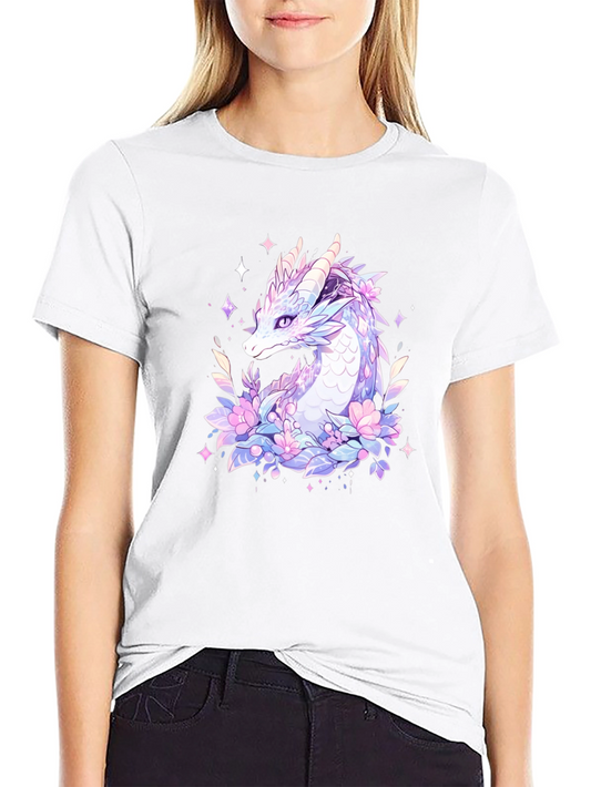 Mystical Dragon Graphic Tee - Fantasy T-Shirt