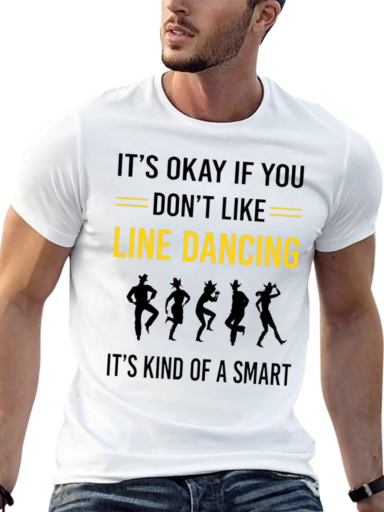 Line Dancing Smart Funny T-Shirt