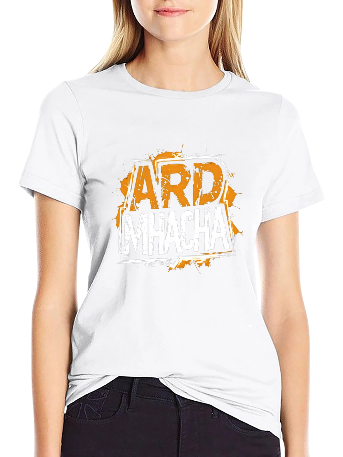 ARD MHACHA Graphic T-Shirt - Black Cotton Tee