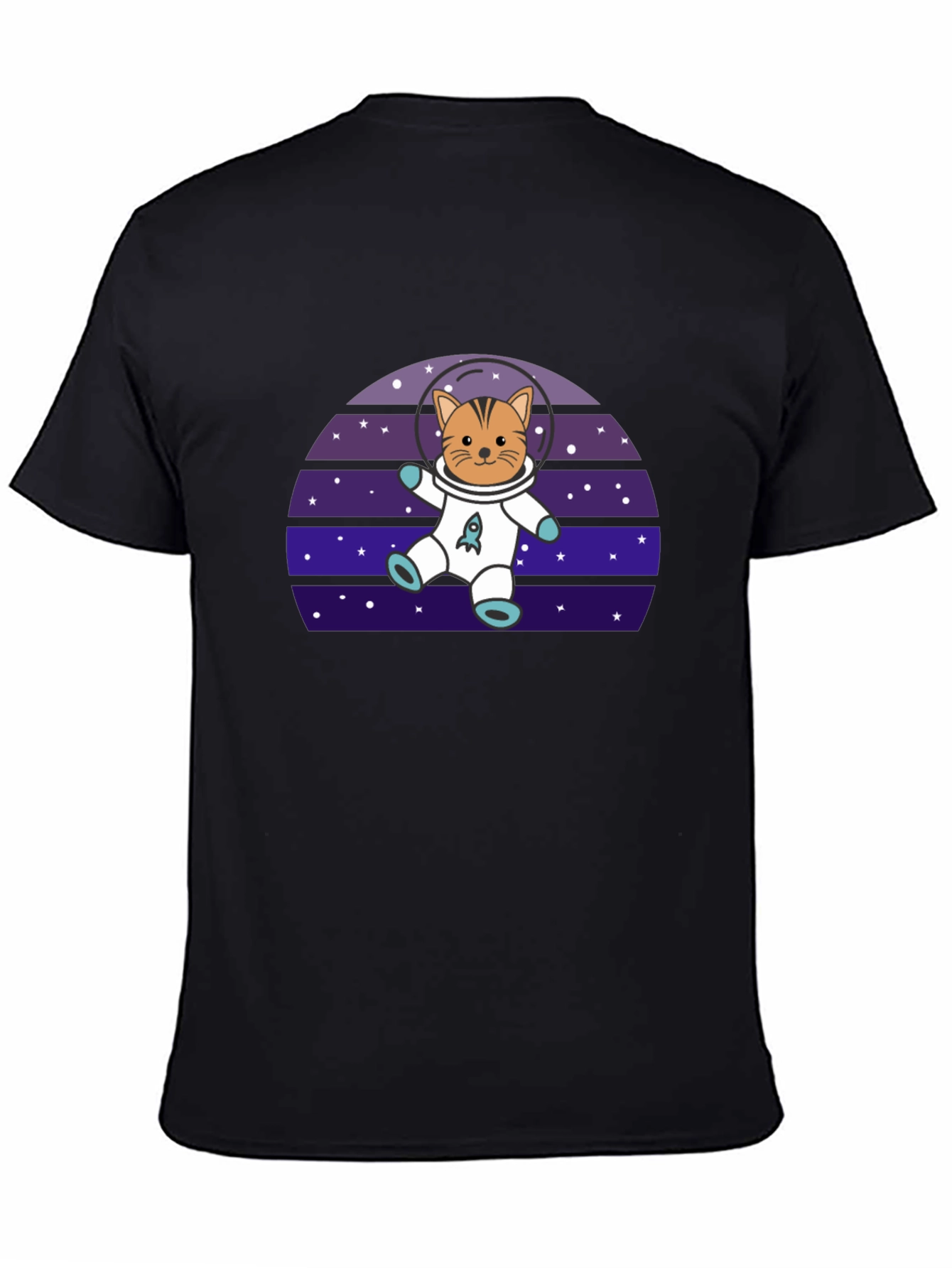 Astronaut Cat T-Shirt - Space Kitten Tee