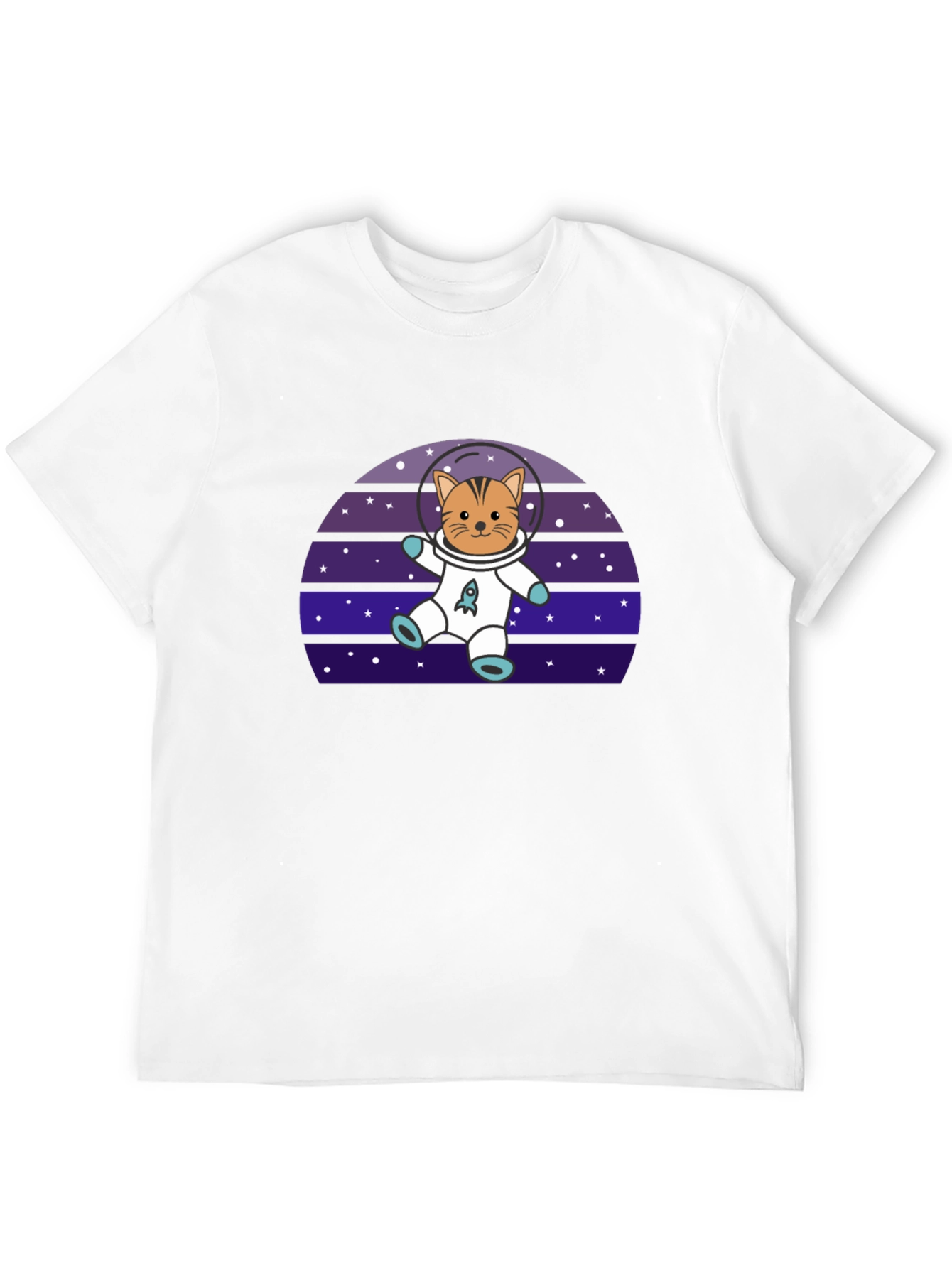 Astronaut Cat T-Shirt - Space Kitten Tee