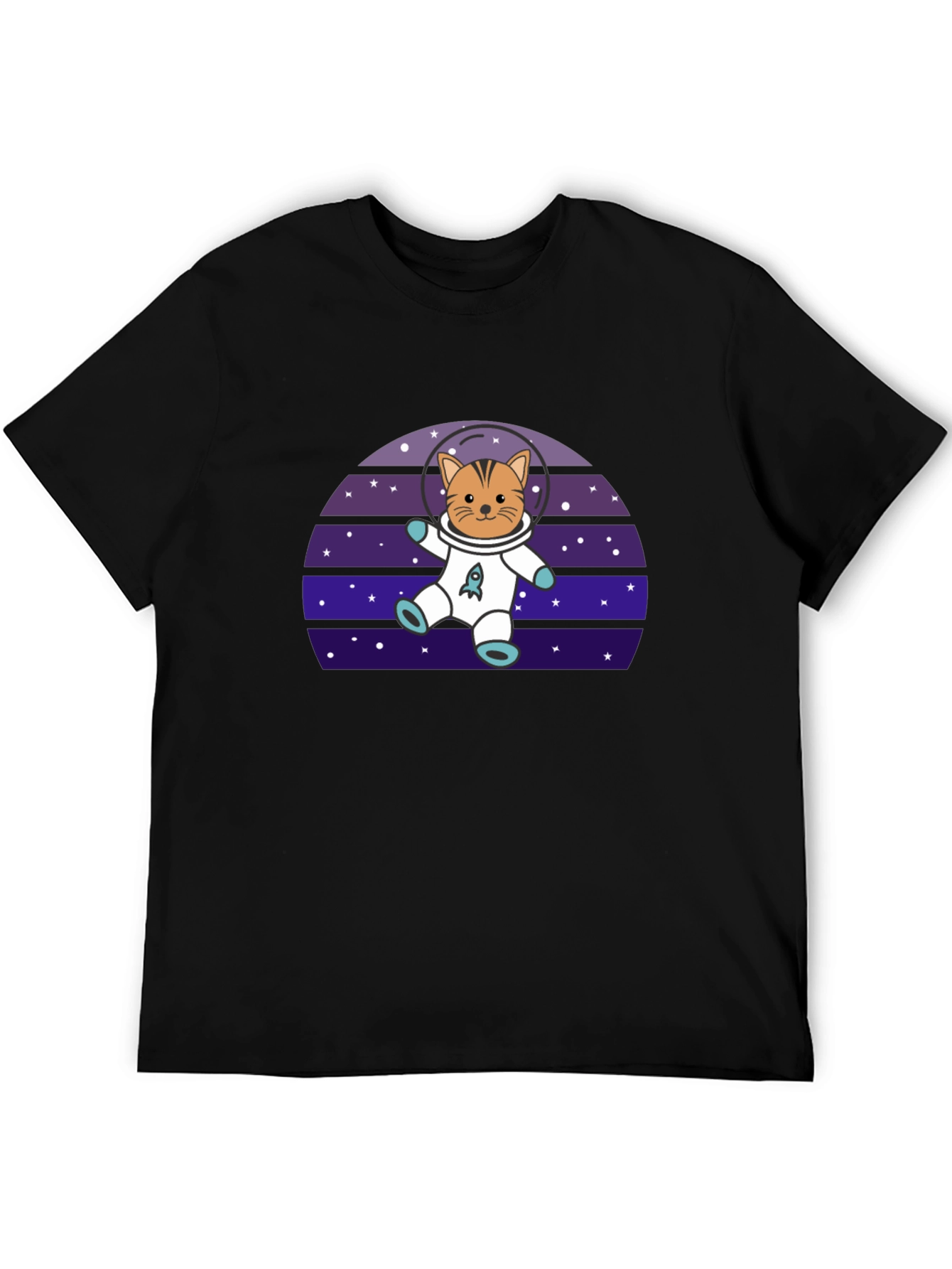 Astronaut Cat T-Shirt - Space Kitten Tee