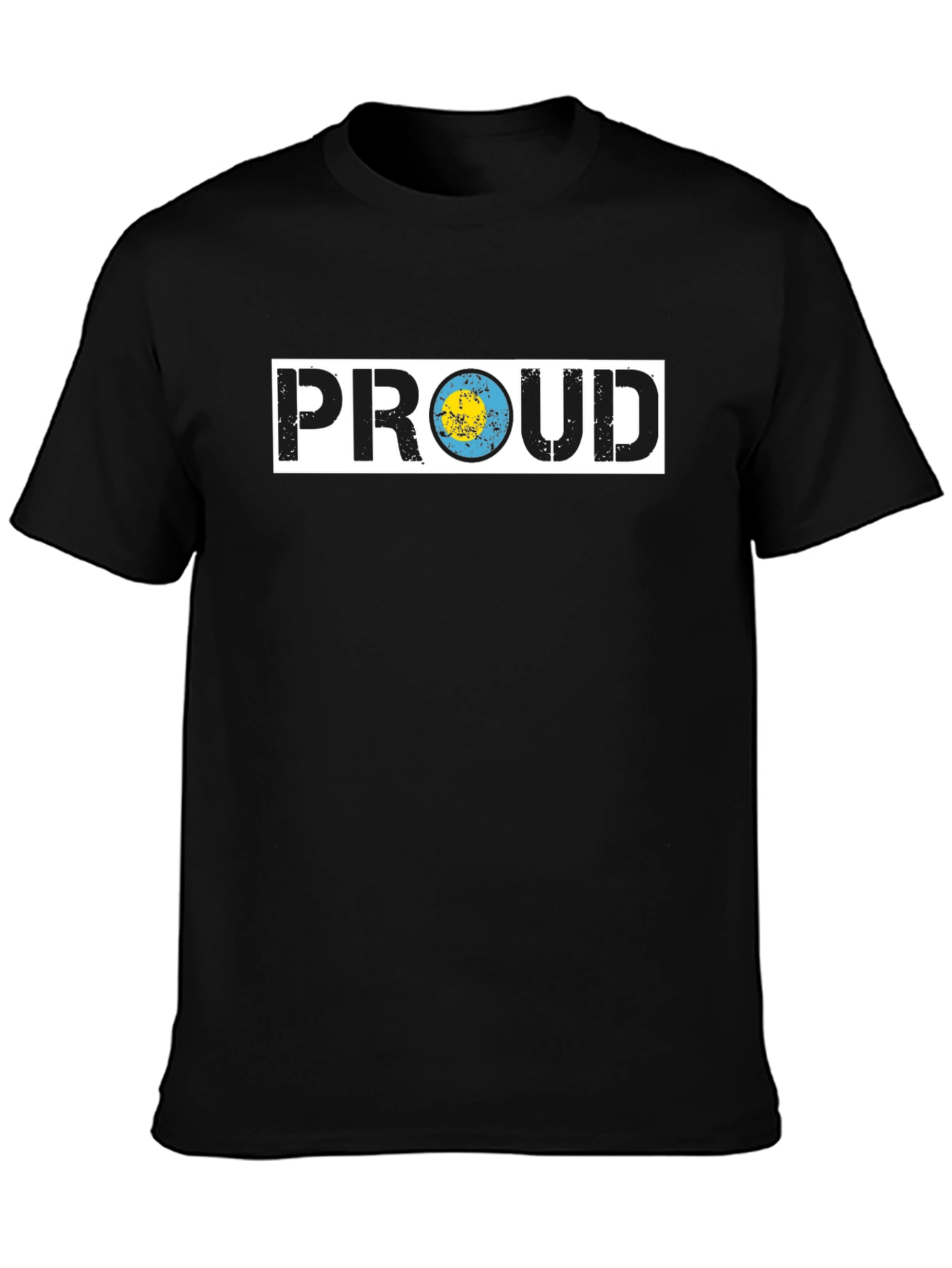 Palau Flag Proud T-Shirt - Black