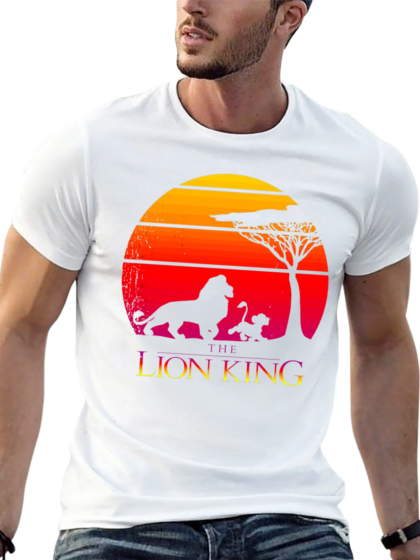 The Lion King Graphic Tee - Sunset Silhouette