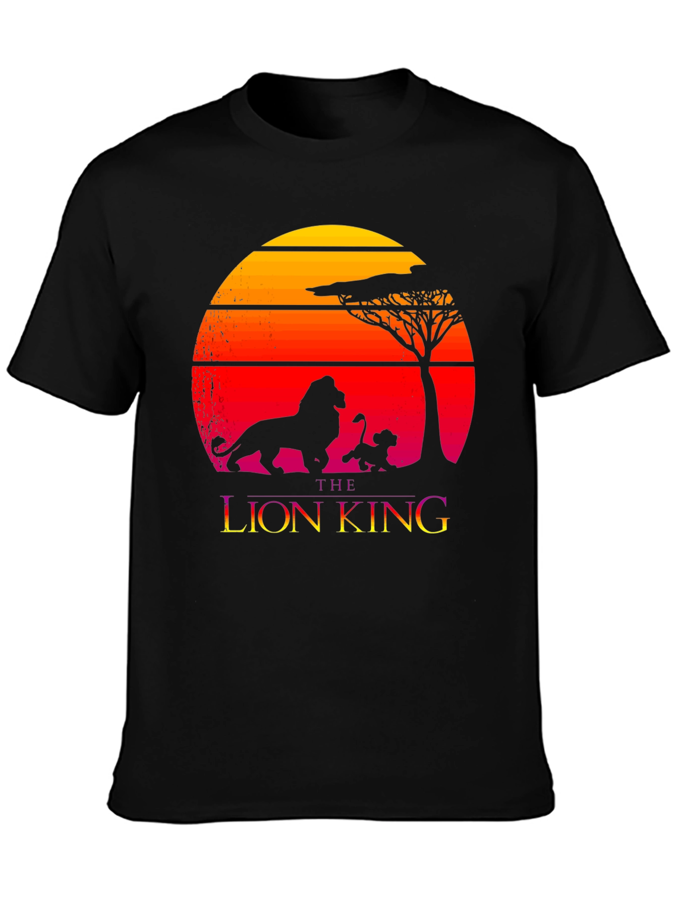 The Lion King Graphic Tee - Sunset Silhouette