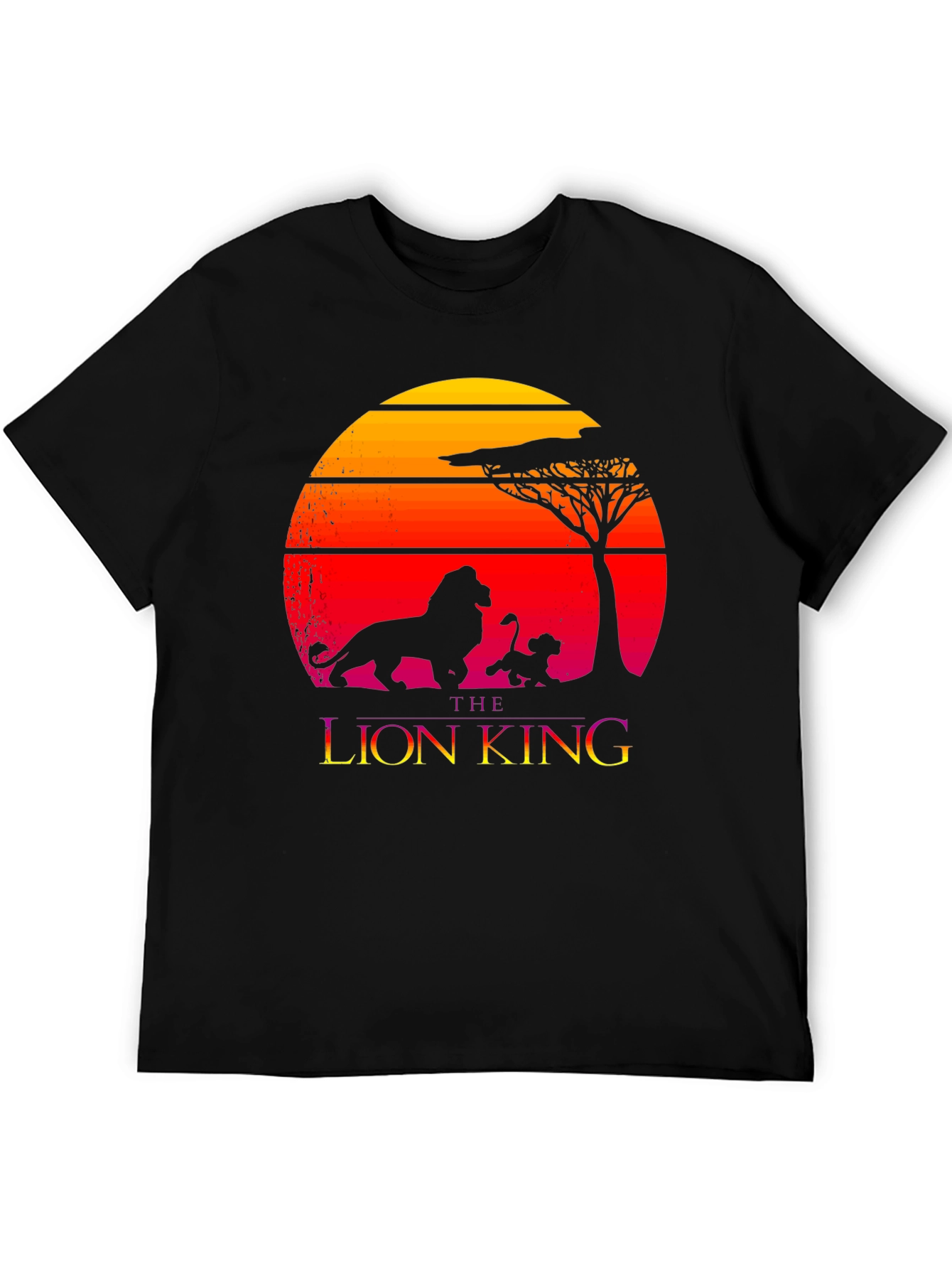 The Lion King Graphic Tee - Sunset Silhouette