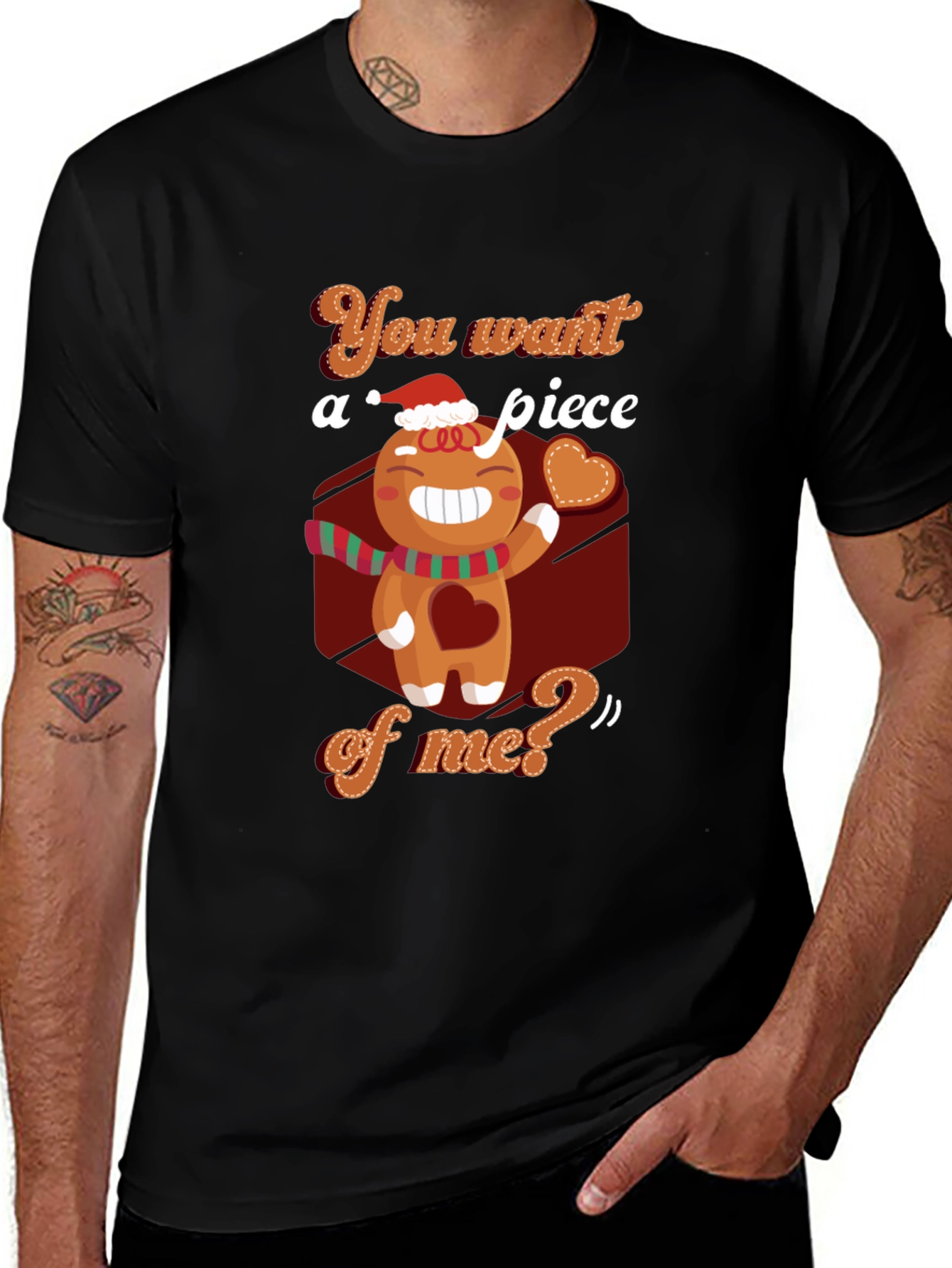 Gingerbread Man Christmas T-Shirt