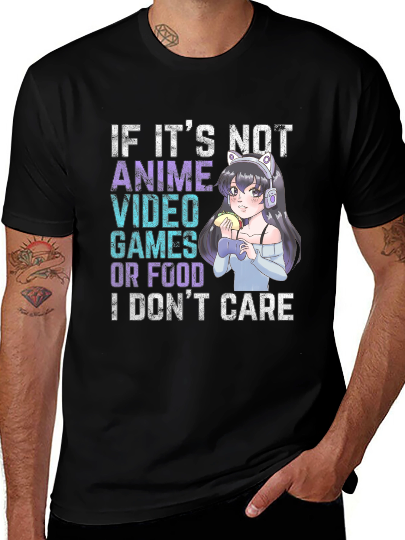 Anime Video Game Food T-Shirt