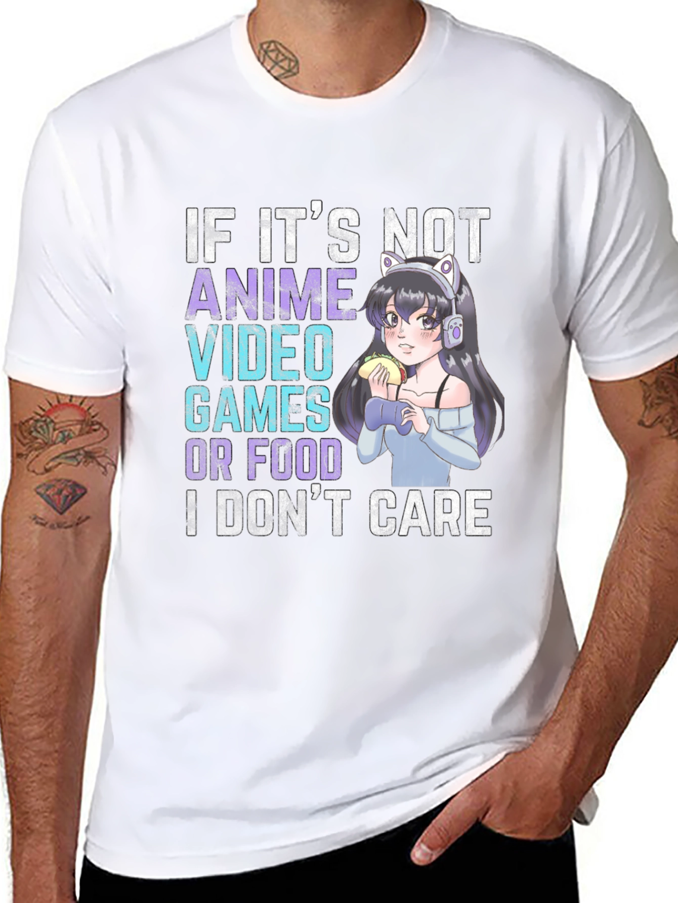 Anime Video Game Food T-Shirt
