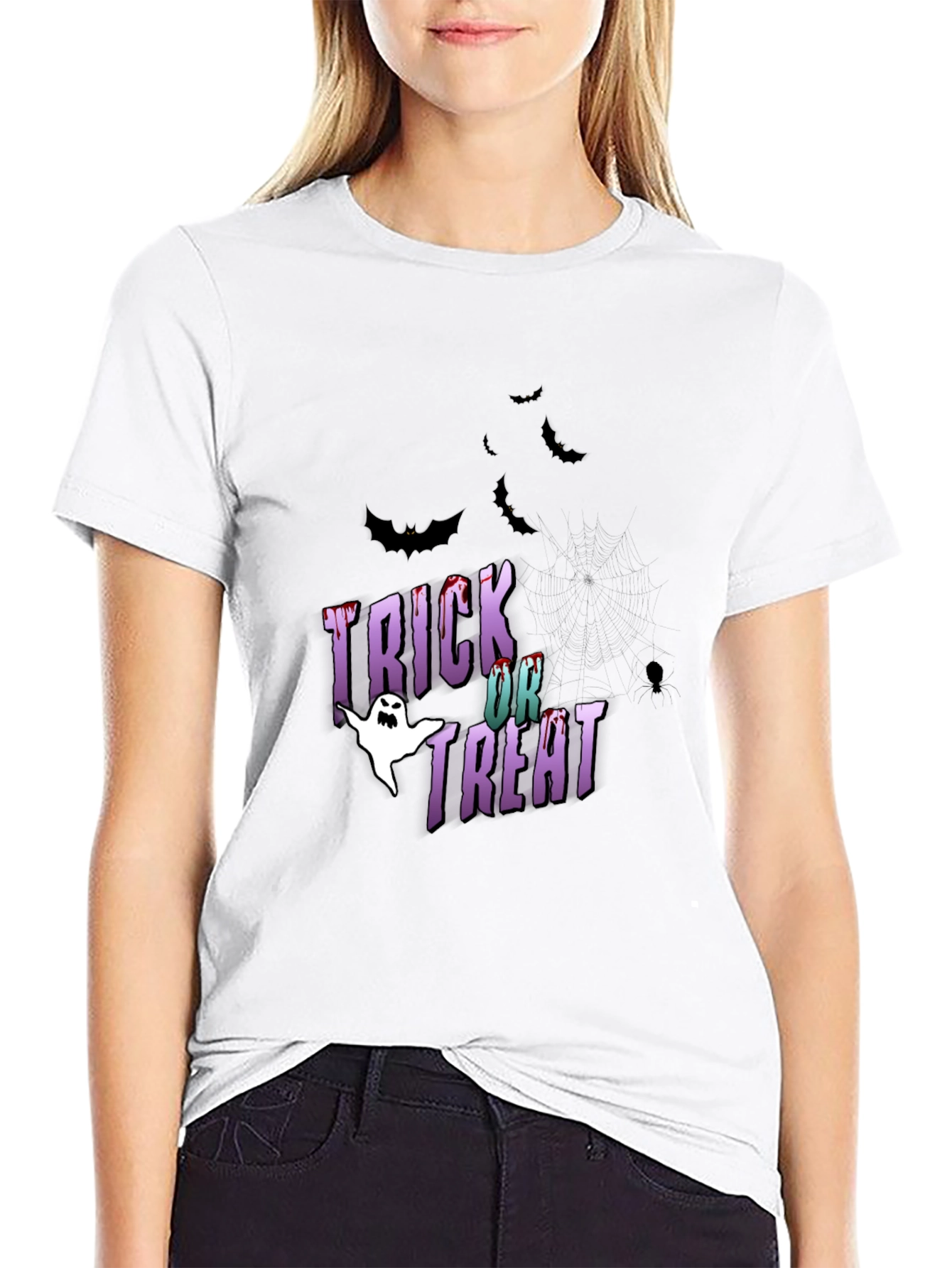 Halloween Trick or Treat Graphic T-Shirt