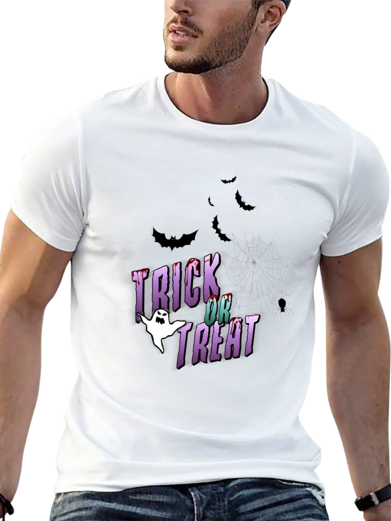 Halloween Trick or Treat Graphic T-Shirt
