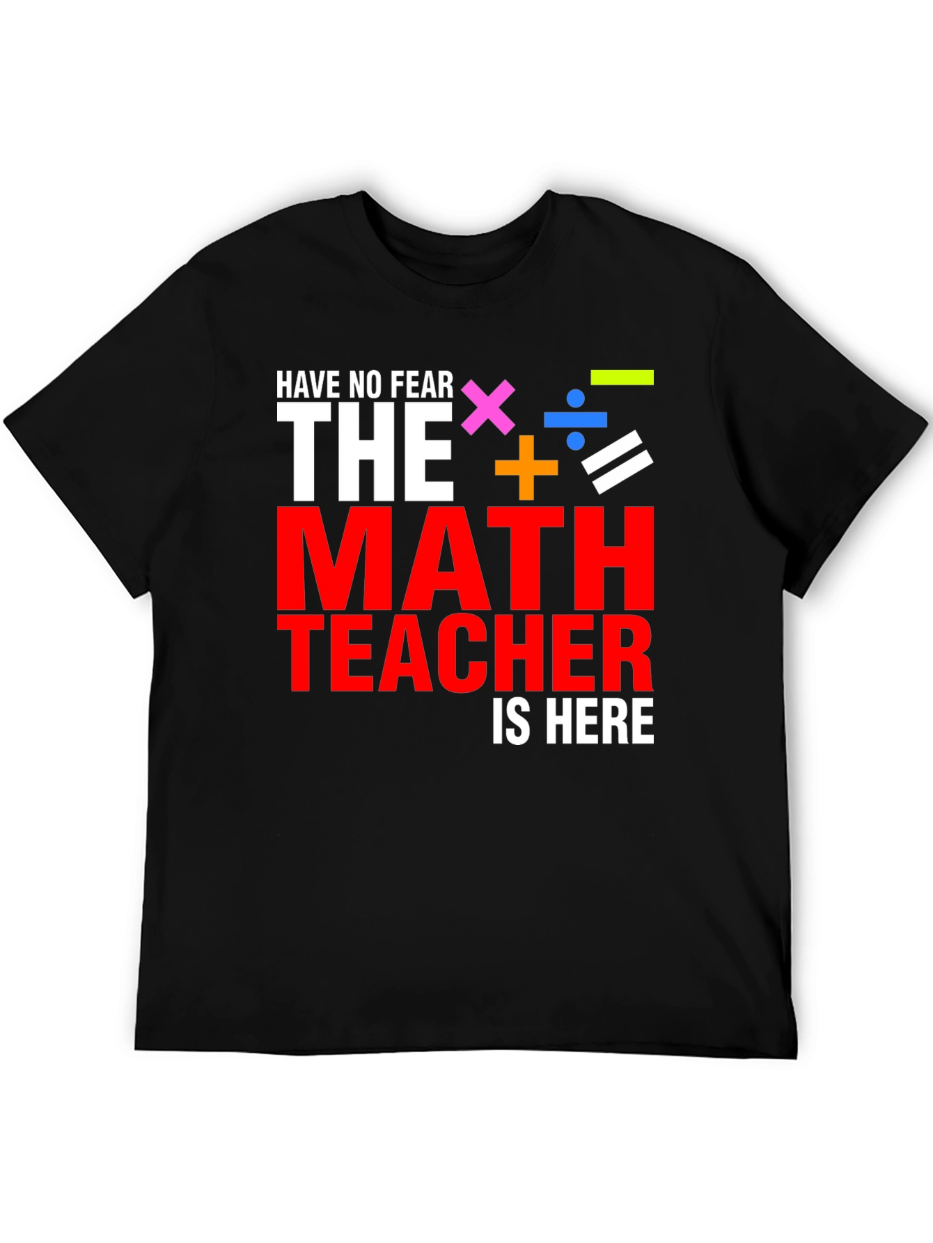 Math Teacher Graphic Tee Shirt